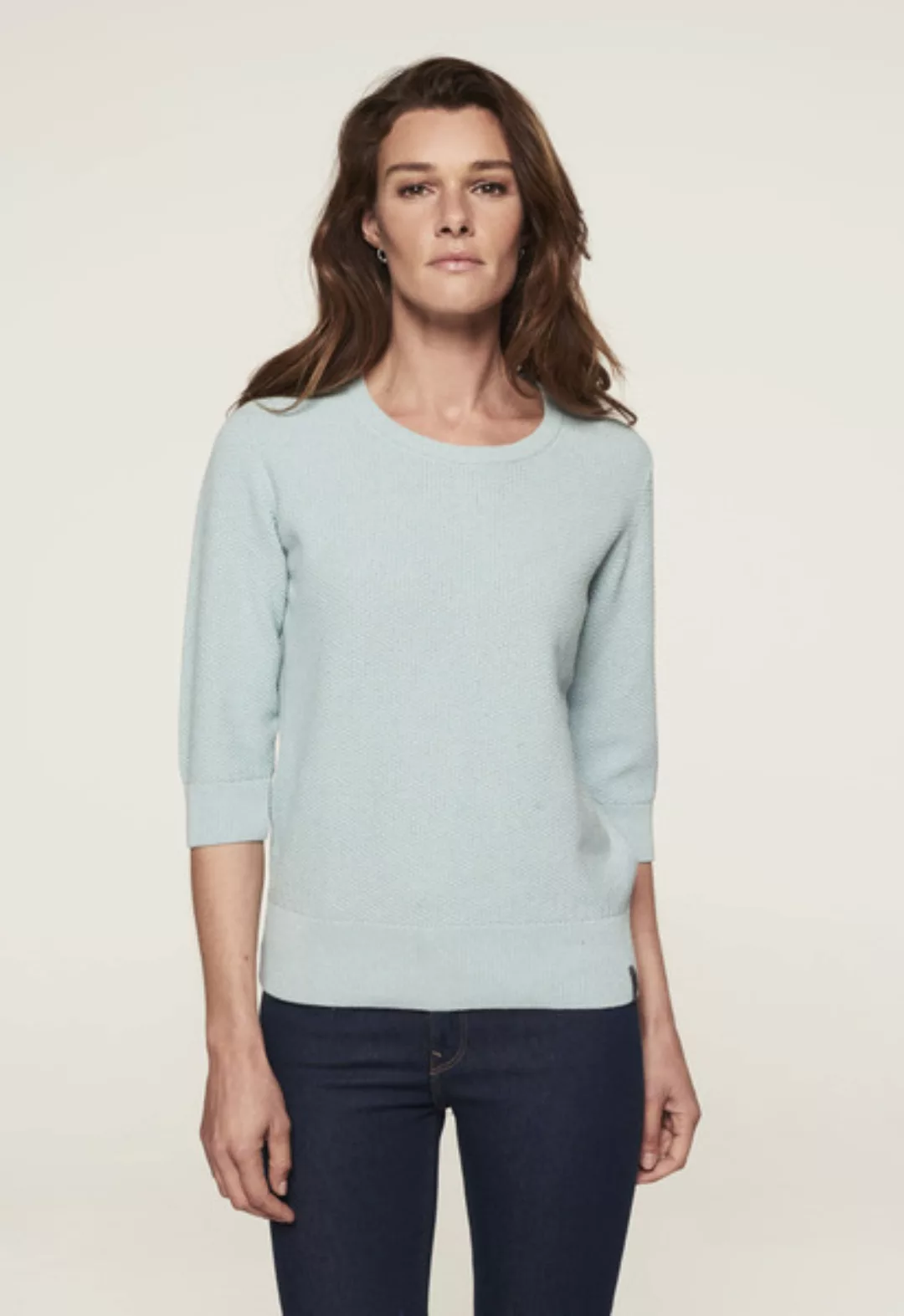 Summer Sweater - Baumwolle - Stehkragen - Gestrickt & Circular günstig online kaufen