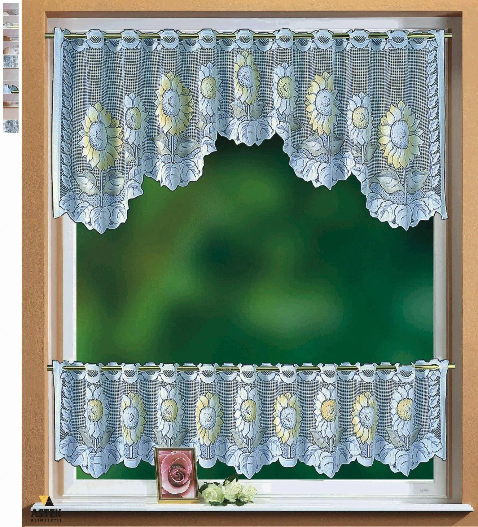 Gardinenbox Scheibengardine, Stangendurchzug (2 St), transparent, günstig online kaufen