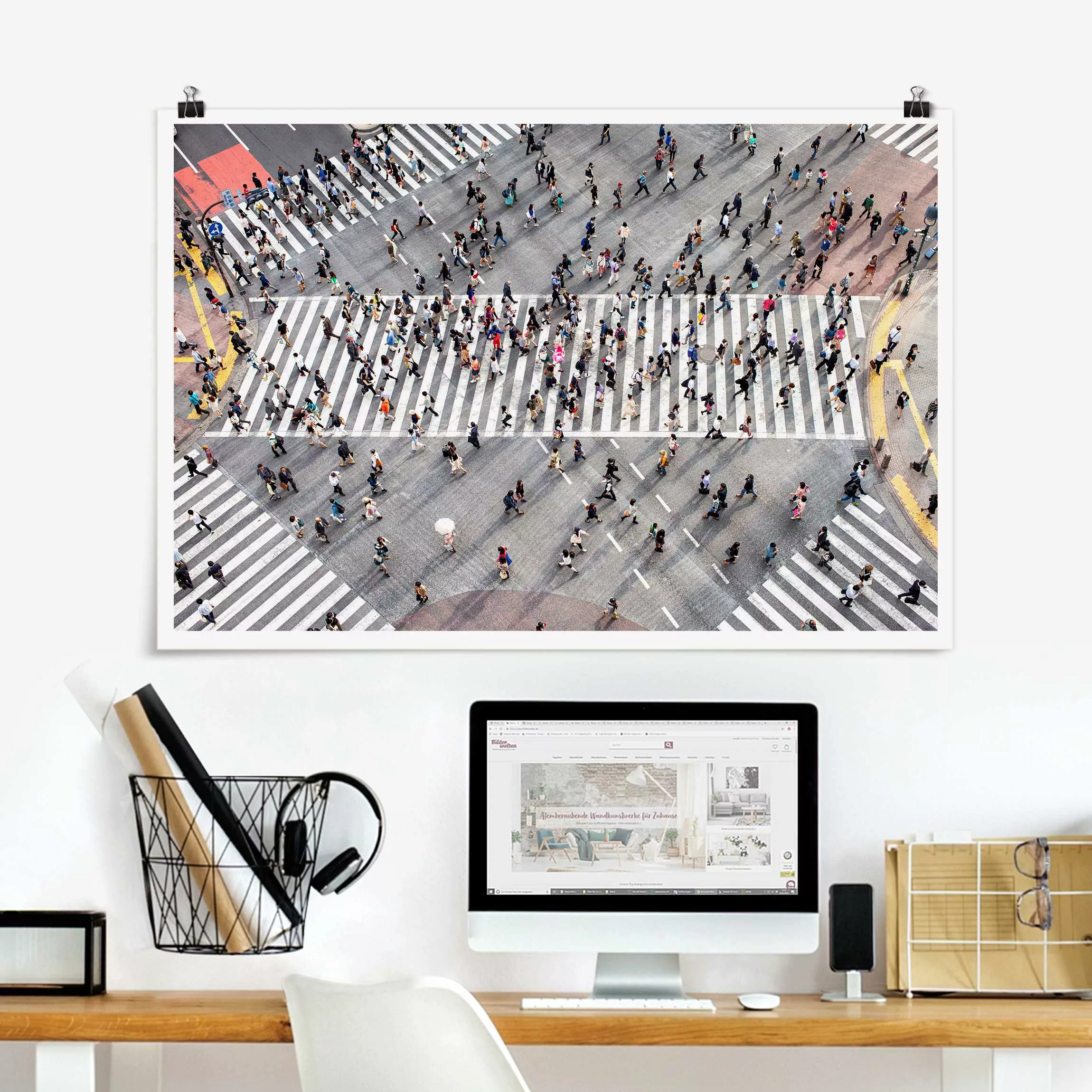 Poster Shibuya Crossing in Tokio günstig online kaufen
