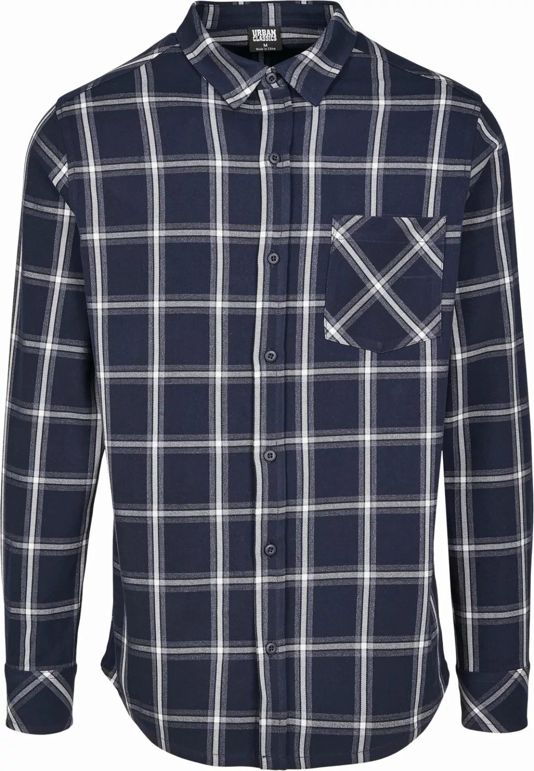 Urban Classics Herren Freizeithemd Holzfäller Kariert Basic Check Shirt günstig online kaufen