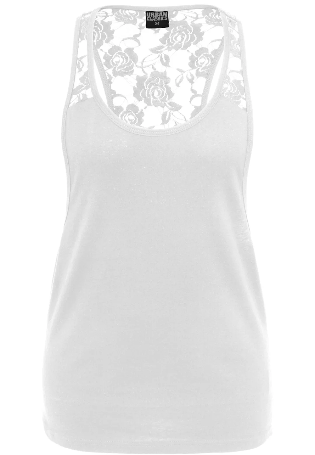 URBAN CLASSICS Muskelshirt "Urban Classics Damen Ladies Flower Laces Loose günstig online kaufen