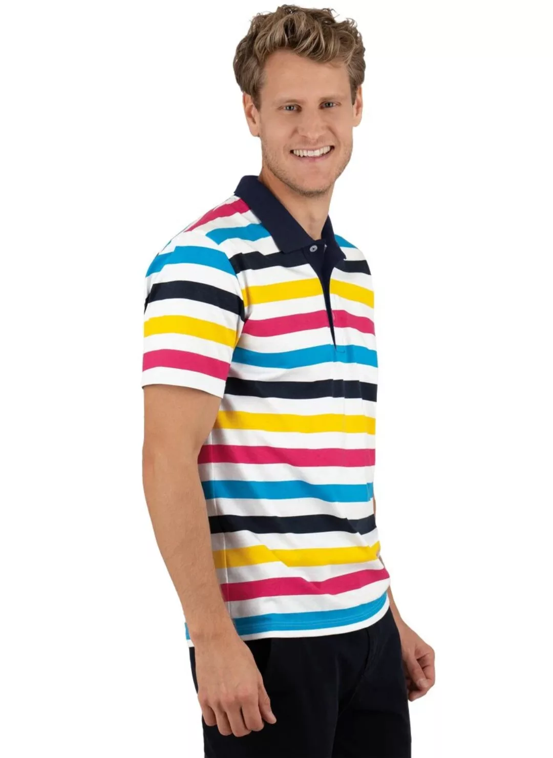 Trigema Poloshirt "TRIGEMA Poloshirt aus DELUXE-Single-Jersey" günstig online kaufen