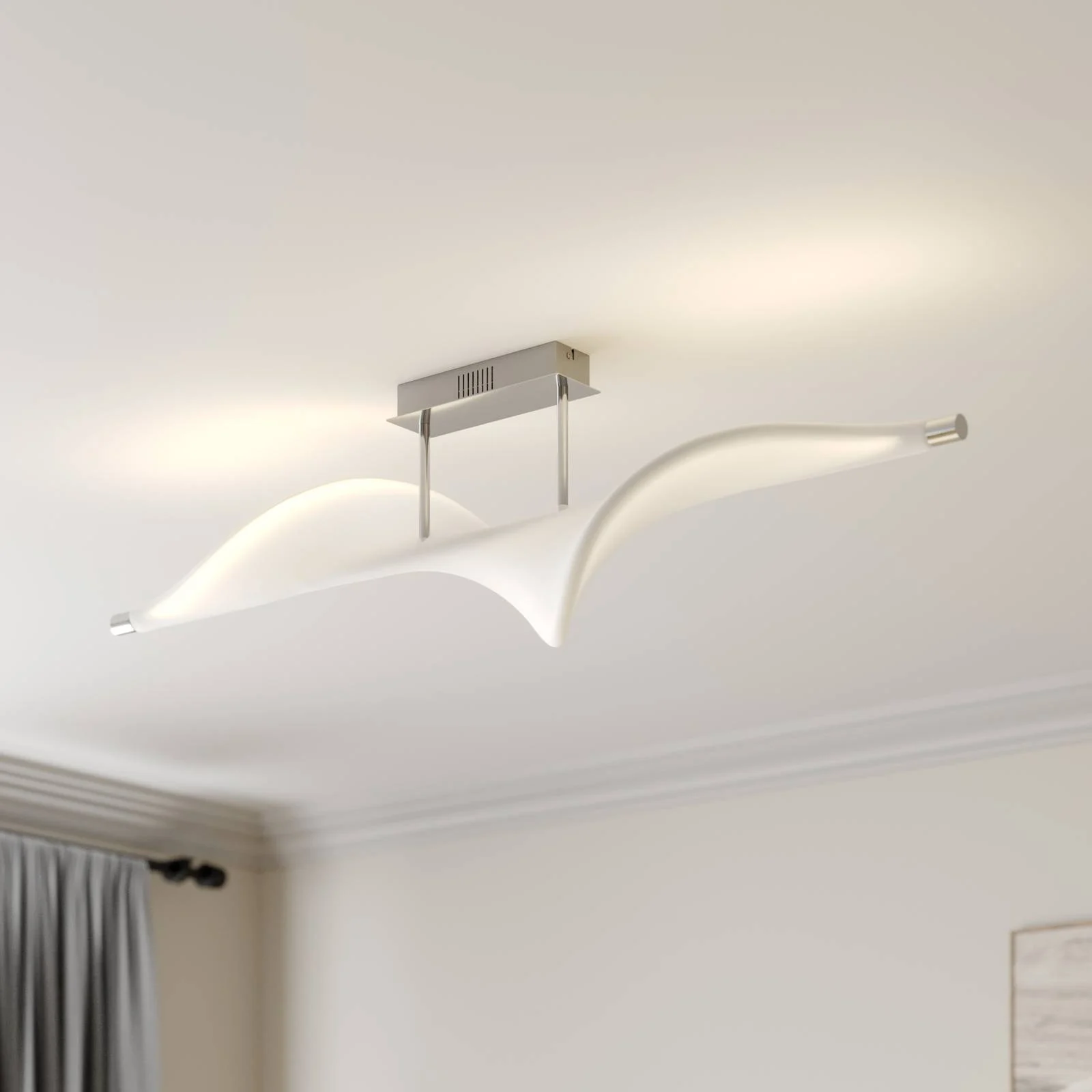 Lucande Edano LED-Deckenlampe, dimmbar günstig online kaufen