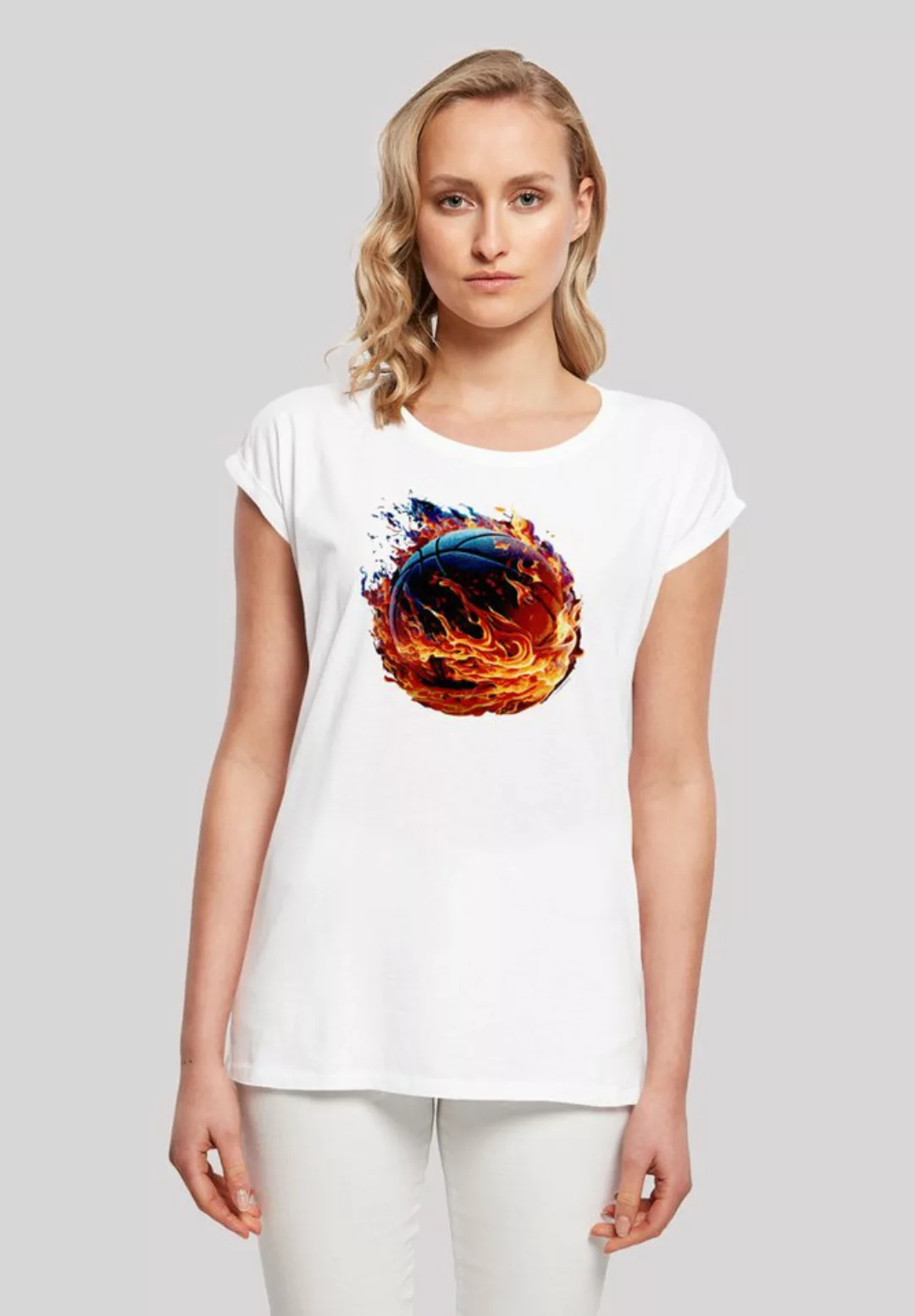 F4NT4STIC T-Shirt "Basketball On Fire Sport SHORT SLEEVE", Print günstig online kaufen