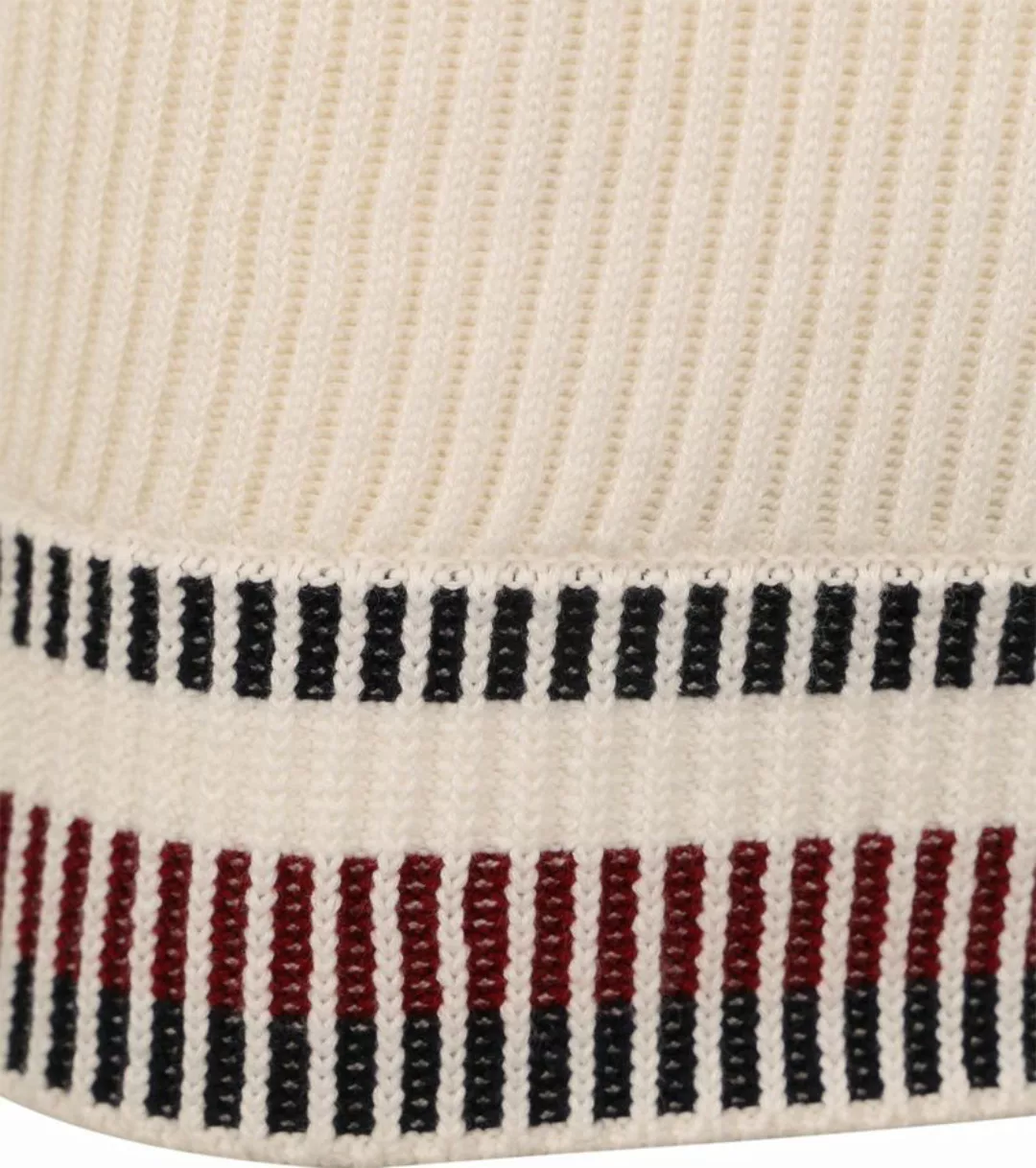 Tommy Hilfiger Half Zip Pullover Ecru - Größe XXL günstig online kaufen