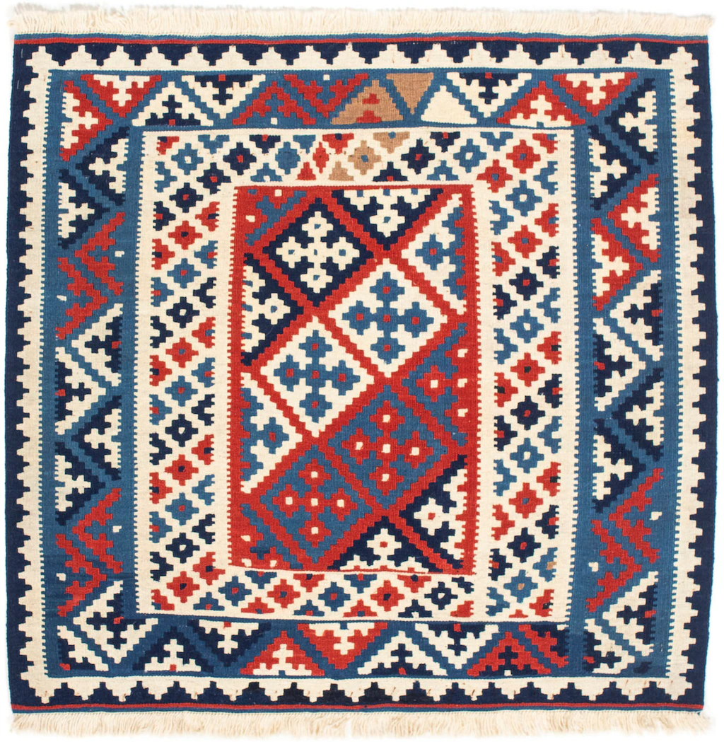 morgenland Wollteppich »Kelim - Oriental quadratisch - 101 x 96 cm - mehrfa günstig online kaufen