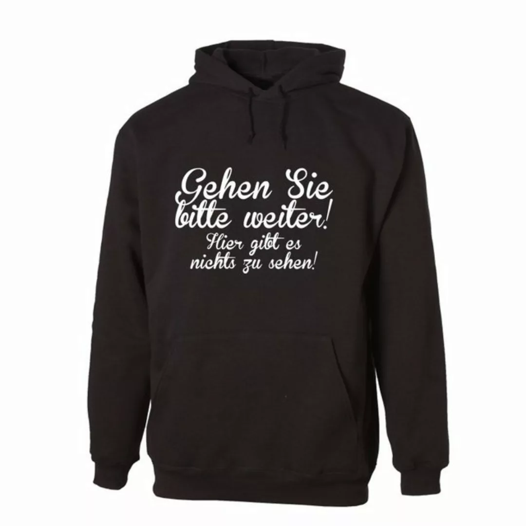 G-graphics Hoodie Gehen Sie bitte weiter! Hier gibt es nichts zu sehen! mit günstig online kaufen