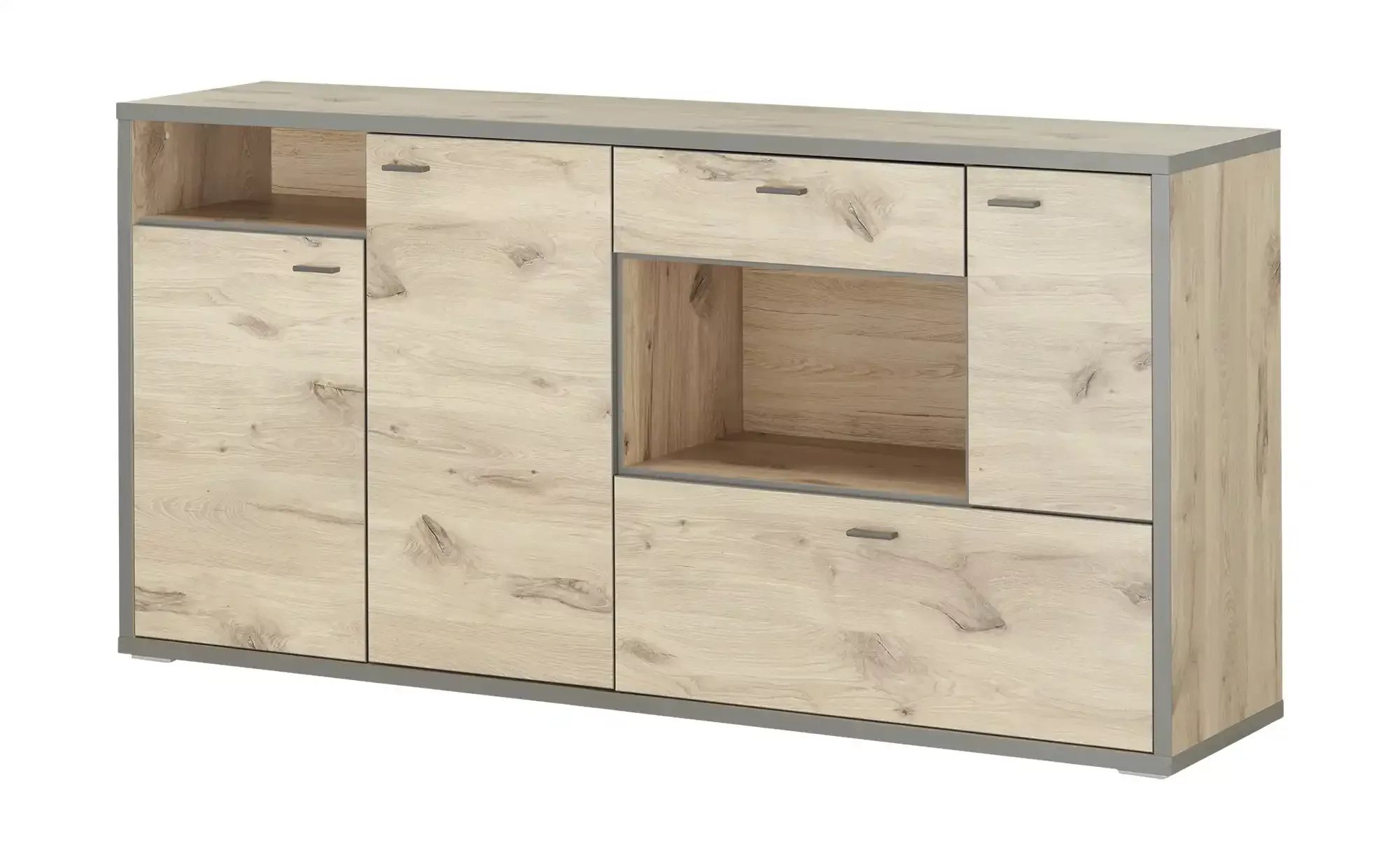 uno Sideboard  Orlando ¦ holzfarben ¦ Maße (cm): B: 186 H: 91 T: 44.0 Kommo günstig online kaufen