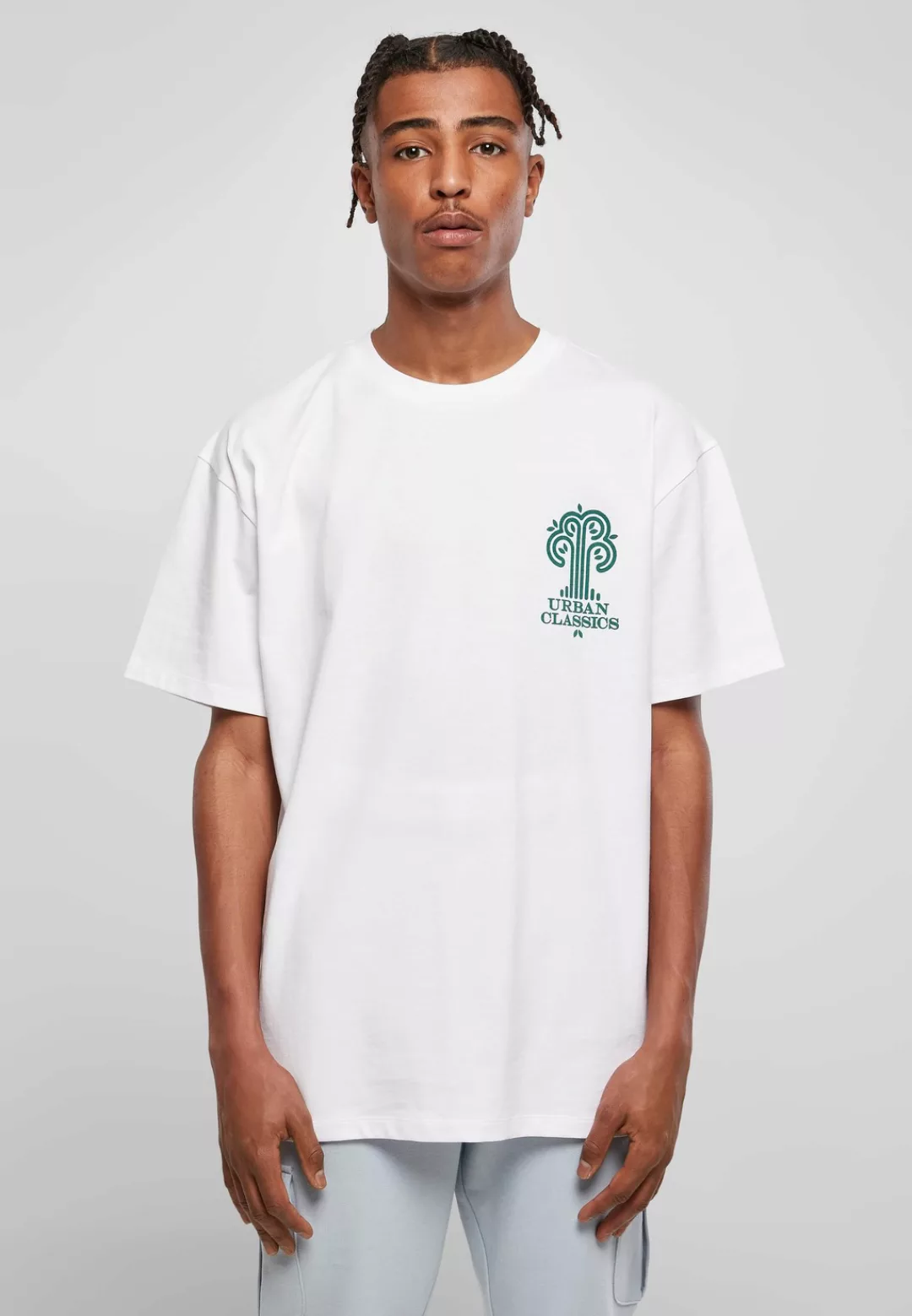 URBAN CLASSICS T-Shirt "Urban Classics Herren Organic Tree Logo Tee", (1 tl günstig online kaufen