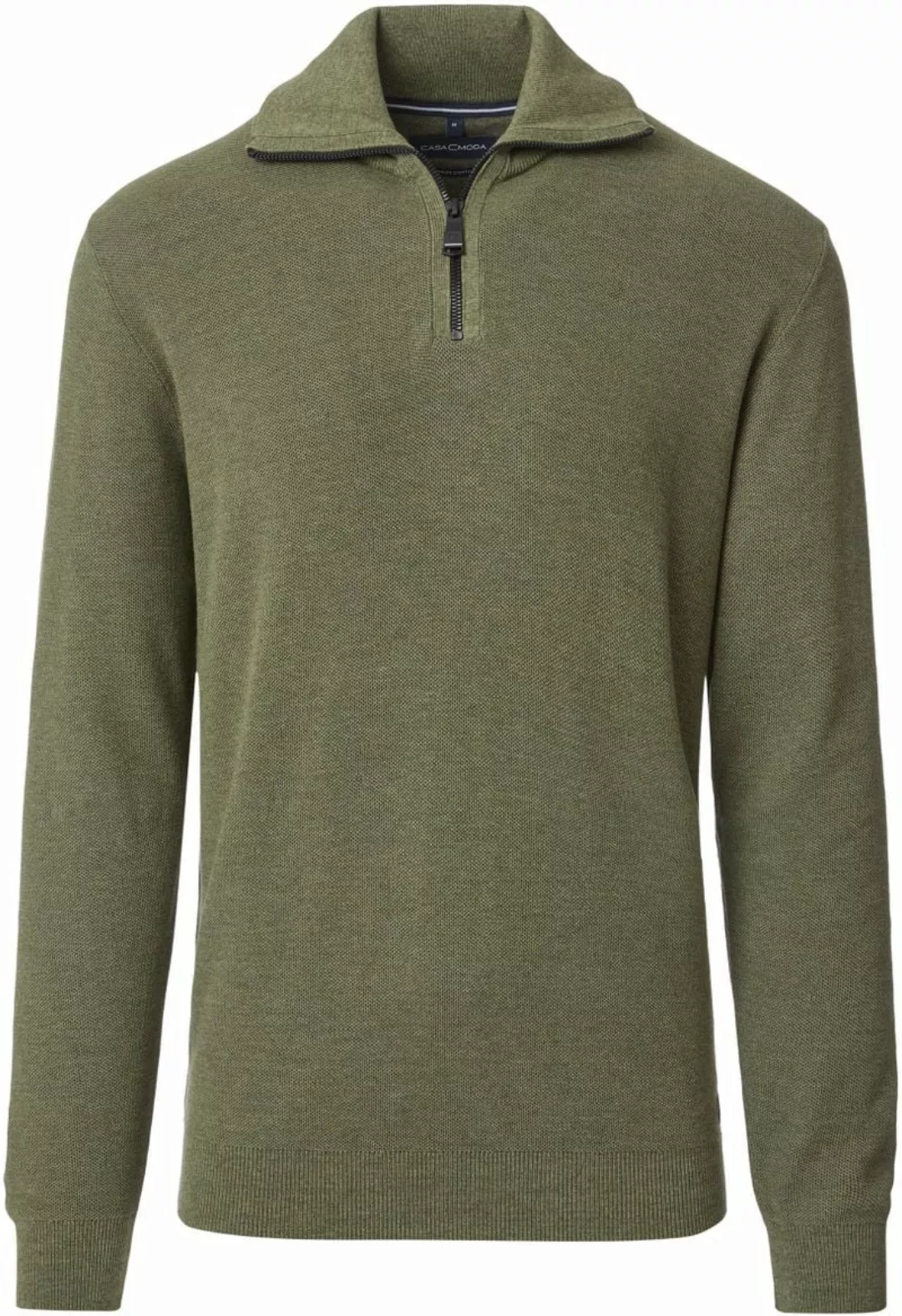 Casa Moda Halfzip Pullover Grün - Größe 3XL günstig online kaufen