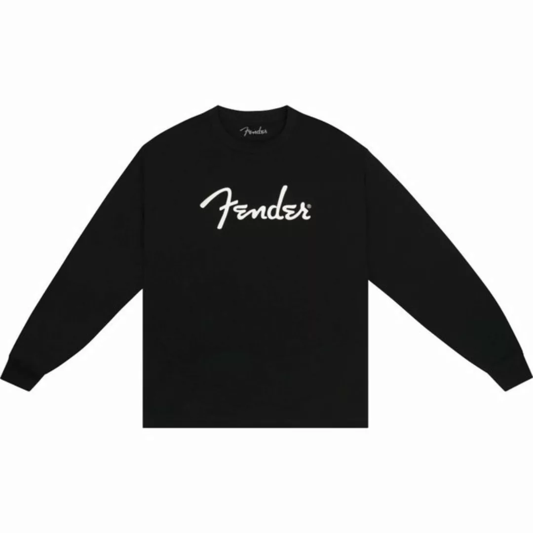 Fender Sweatshirt (Textilien, Pullover) Spaghetti Logo L/S T-Shirt L - Pull günstig online kaufen