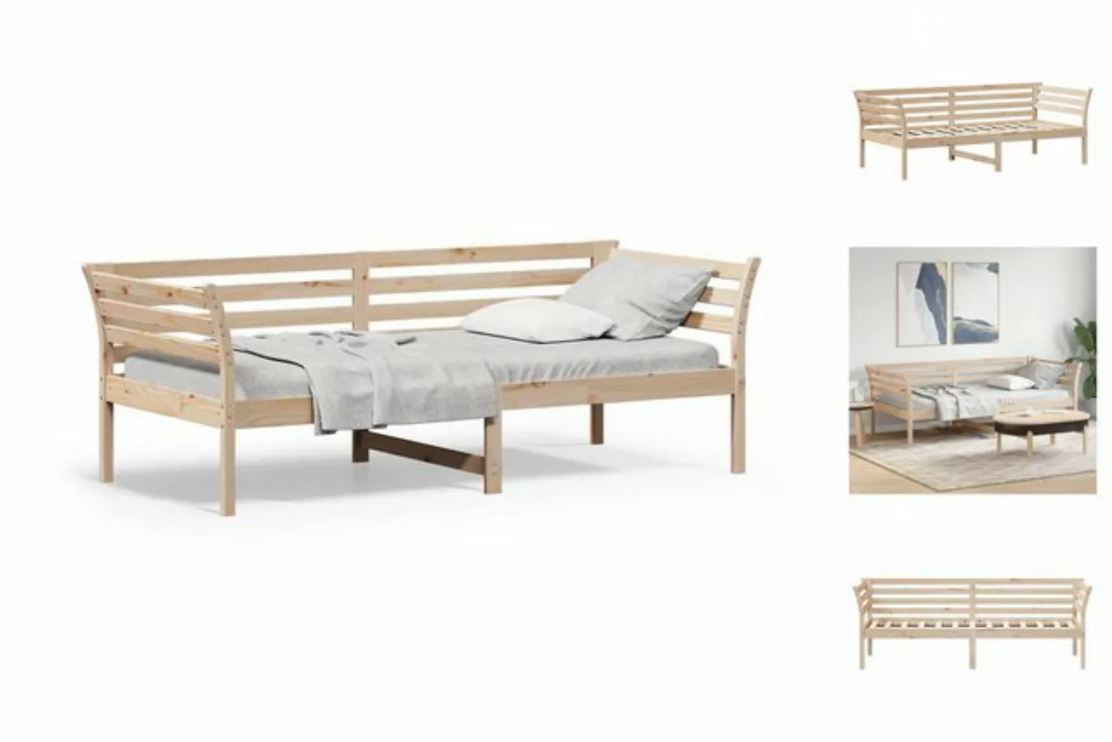 vidaXL Gästebett vidaXL Gästebett Tagesbett 90x200 cm Massivholz Kiefer Bet günstig online kaufen