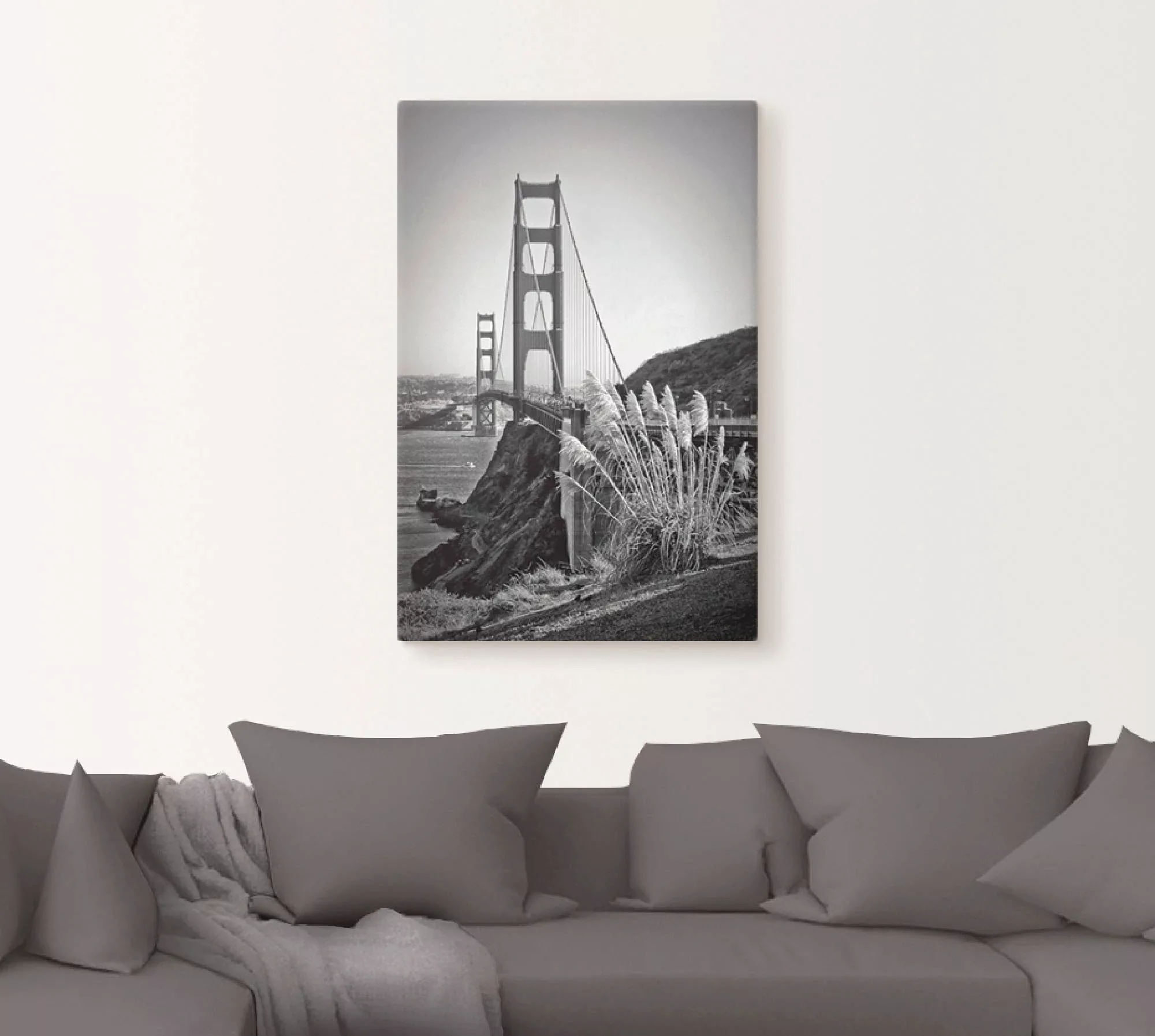 Artland Wandbild "San Francisco Golden Gate Bridge", Amerika, (1 St.), als günstig online kaufen