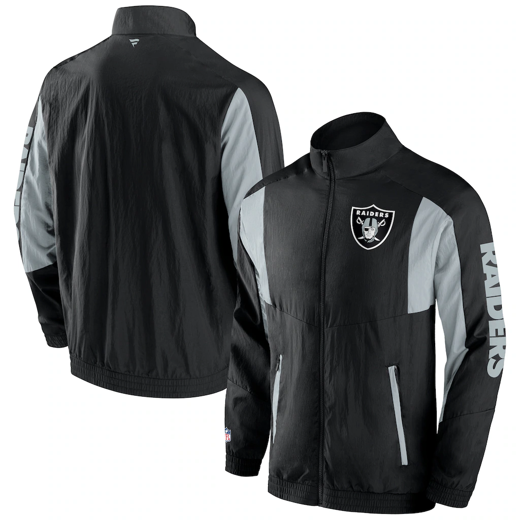 Fanatics Bomberjacke "Fanatics Jacke Las Vegas Raiders Woven Track" günstig online kaufen