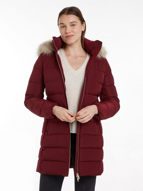 Tommy Hilfiger Steppmantel "HERITAGE DOWN TYRA COAT WITH FUR", mit Fellimit günstig online kaufen