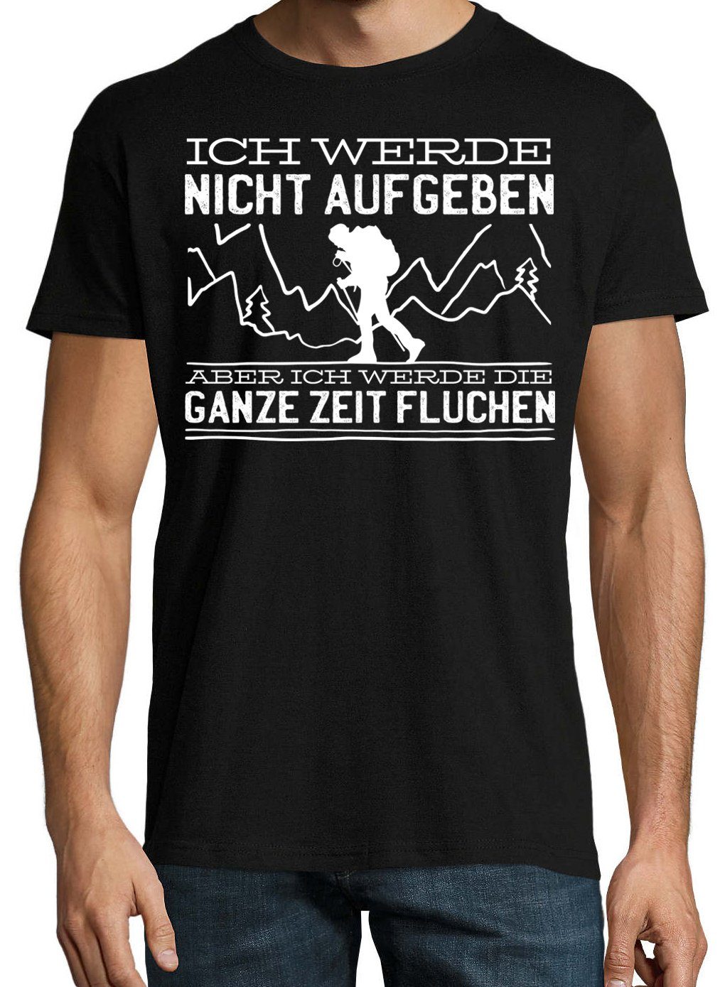 Youth Designz T-Shirt Nicht Aufgeben Wandern günstig online kaufen