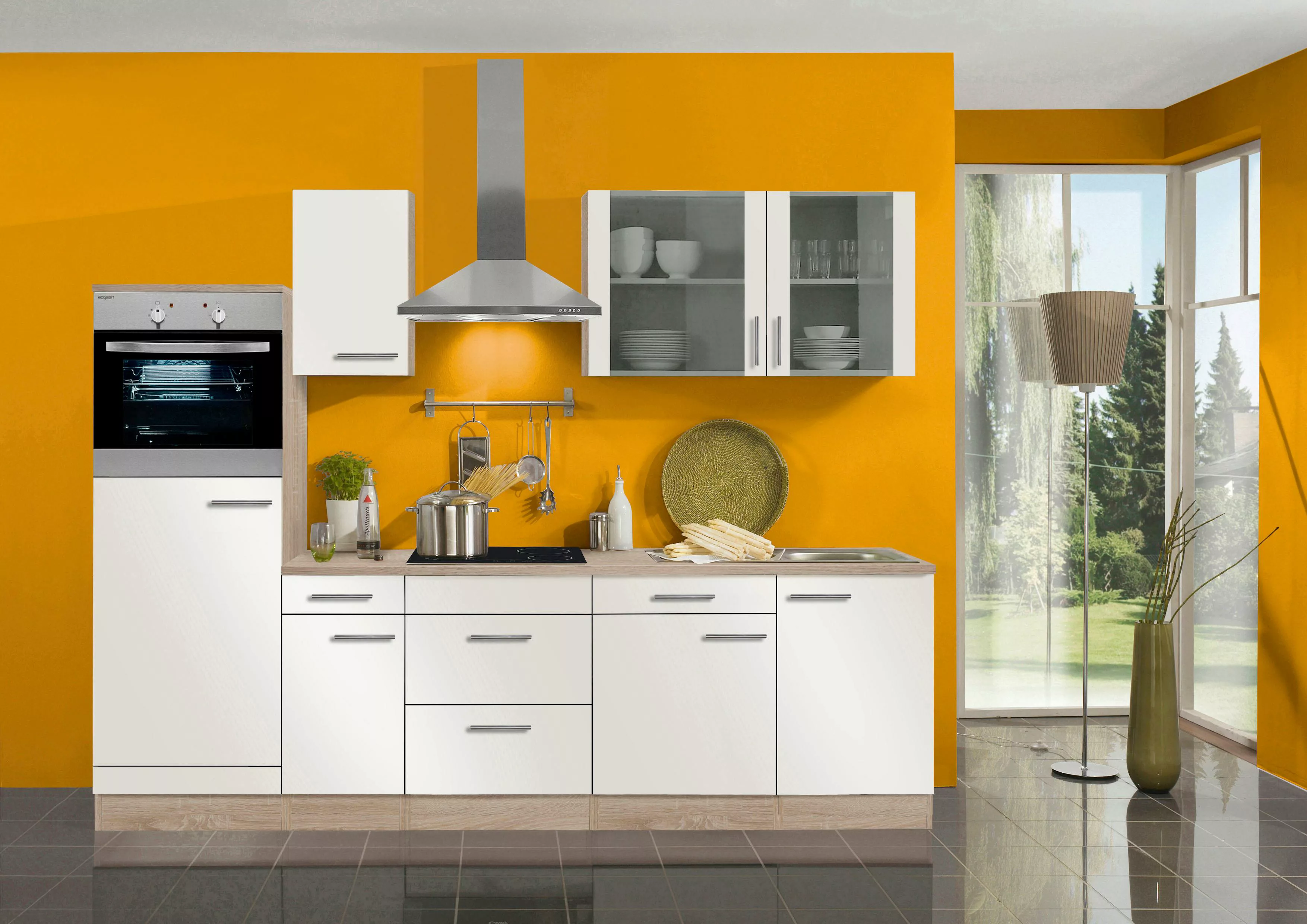 OPTIFIT Küchenzeile "Kalmar", mit E-Geräten, Breite 270 cm günstig online kaufen