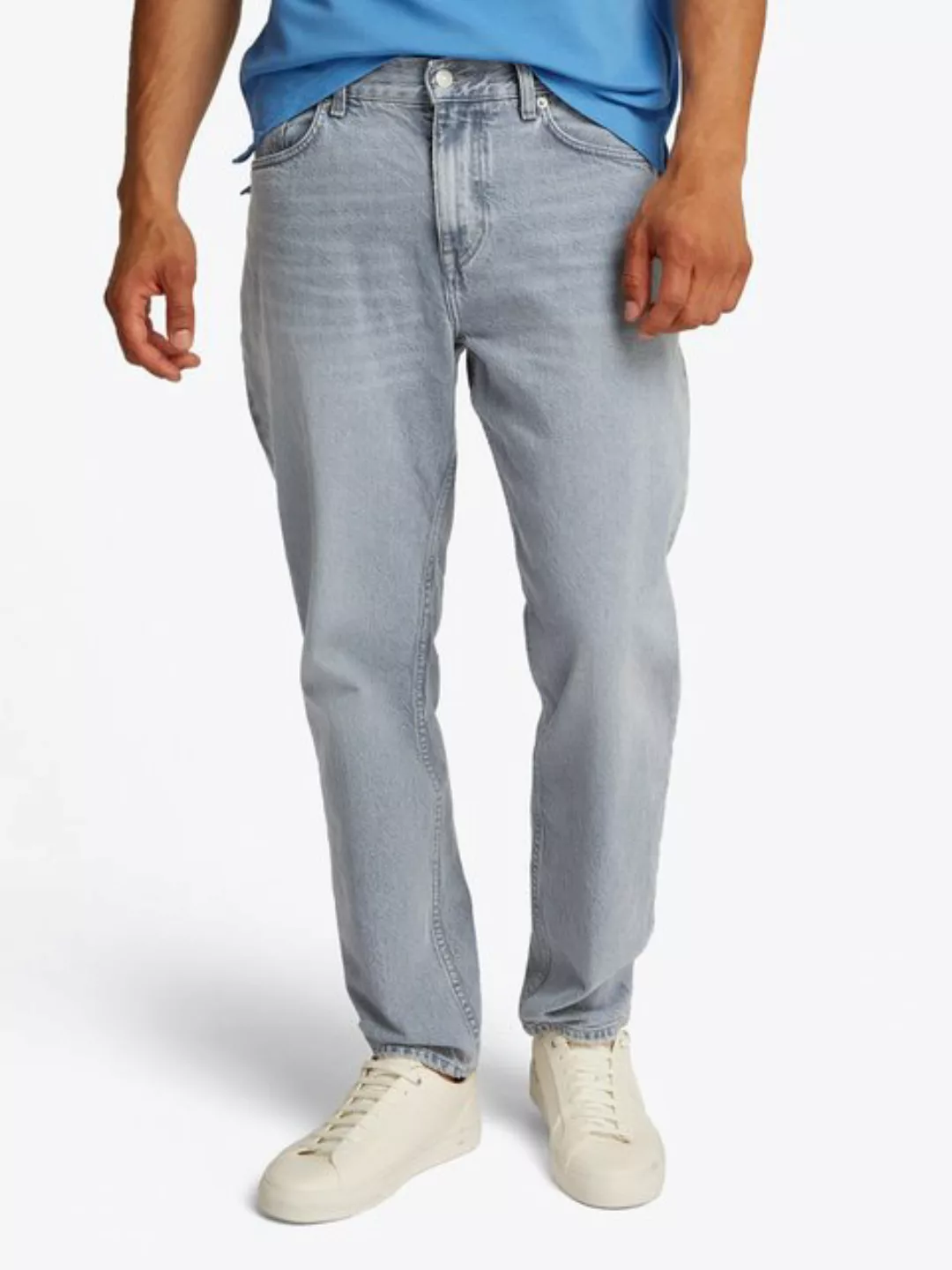 Tommy Hilfiger Tapered-fit-Jeans TAPERED HARLEM STR TREVOR GREY in grauer W günstig online kaufen