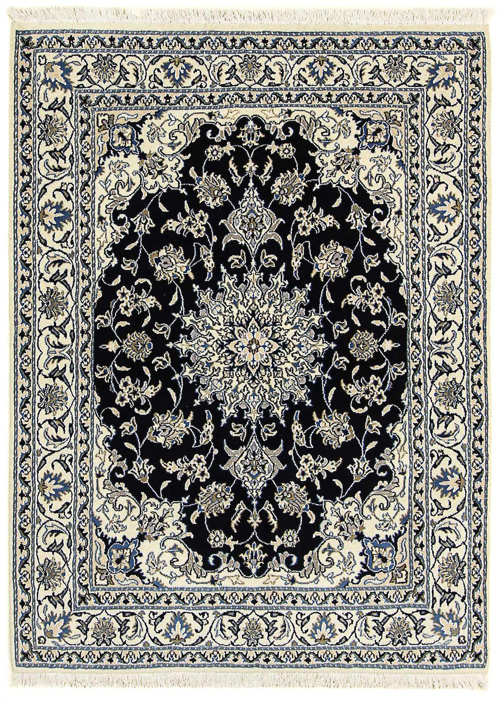morgenland Orientteppich »Perser - Nain - 195 x 147 cm - dunkelblau«, recht günstig online kaufen