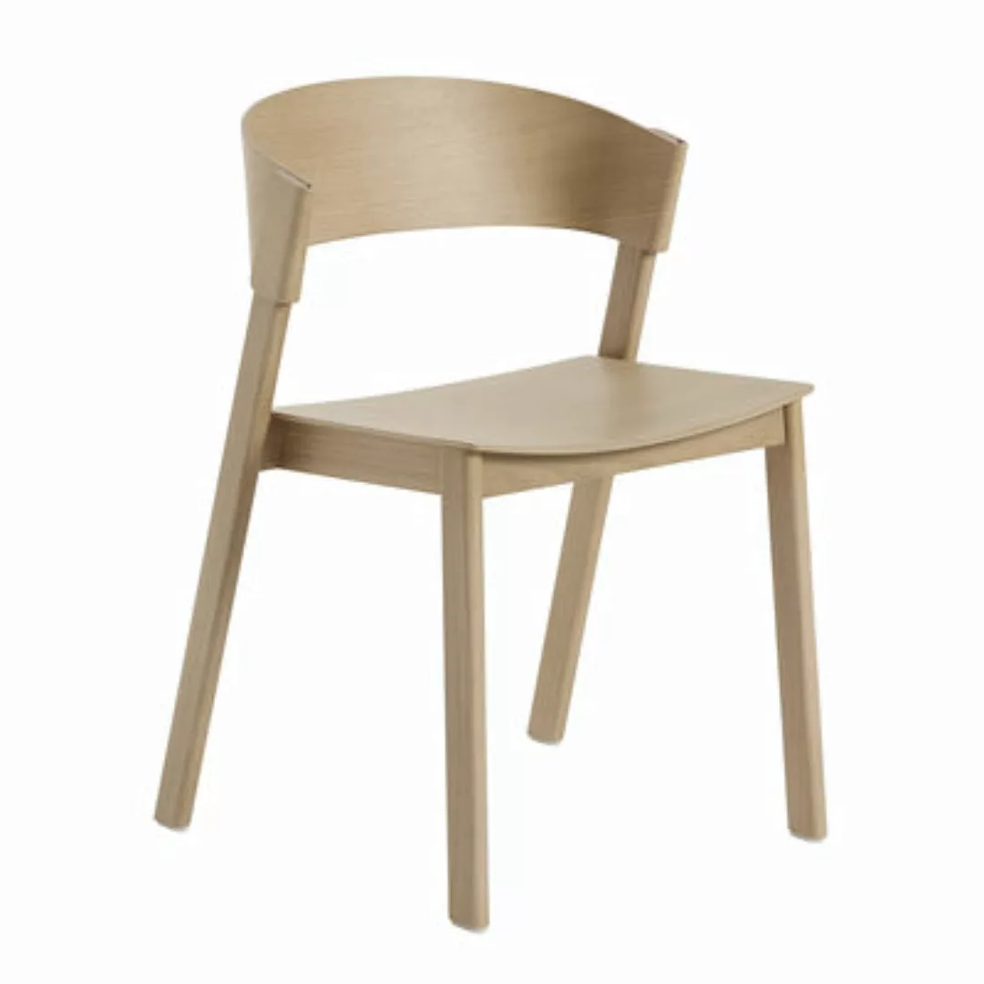 Stapelbarer Stuhl Cover holz natur / Holz - Muuto - Holz natur günstig online kaufen