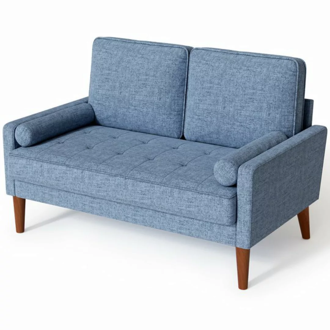 Vesgantti 2-Sitzer Sofa 2 Sitzer, Modernes 2er Sofa mit 2 Wurfkissen günstig online kaufen