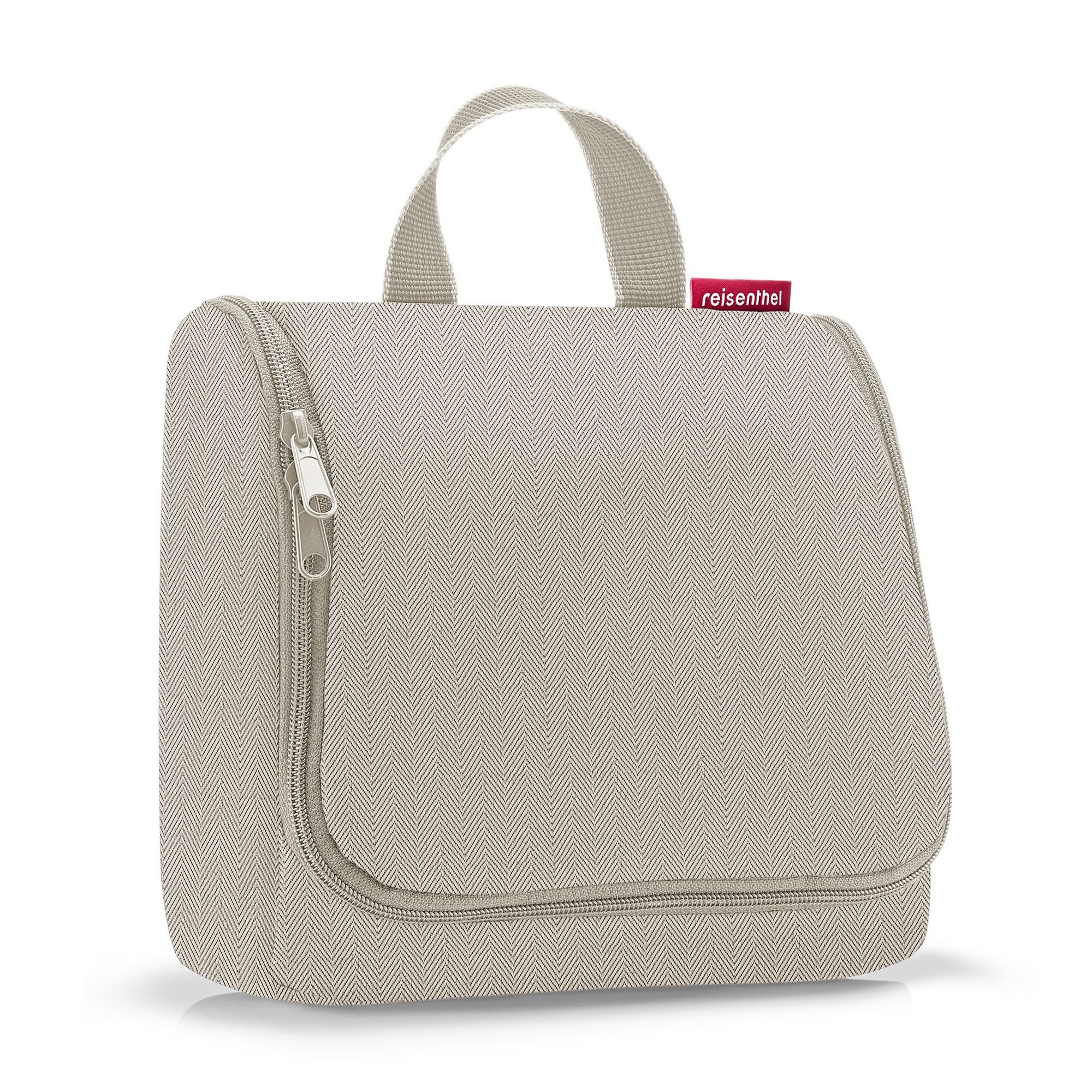 REISENTHEL® Kulturbeutel toiletbag herringbone sand, toiletbag günstig online kaufen