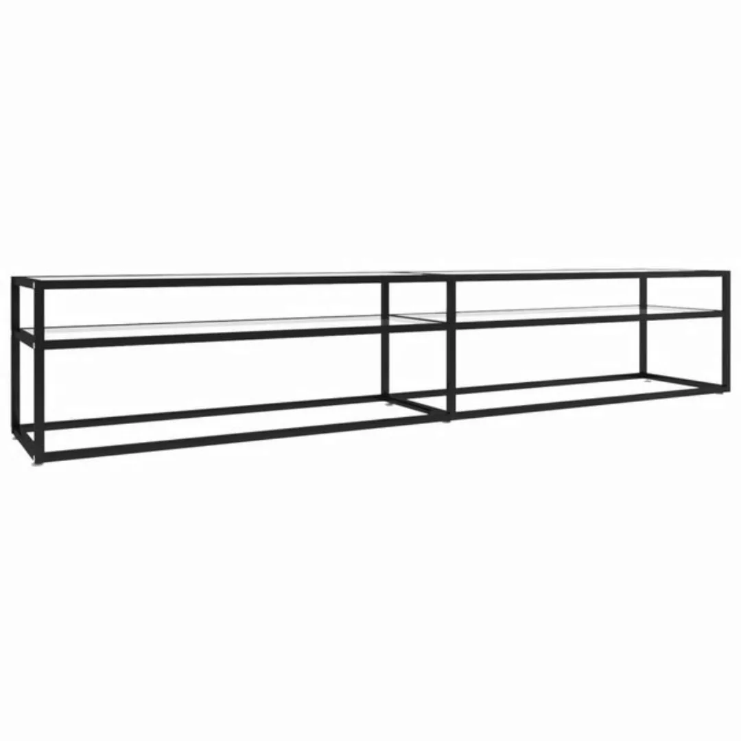 furnicato TV-Schrank Transparent 220x40x40,5 cm Hartglas (1-St) günstig online kaufen