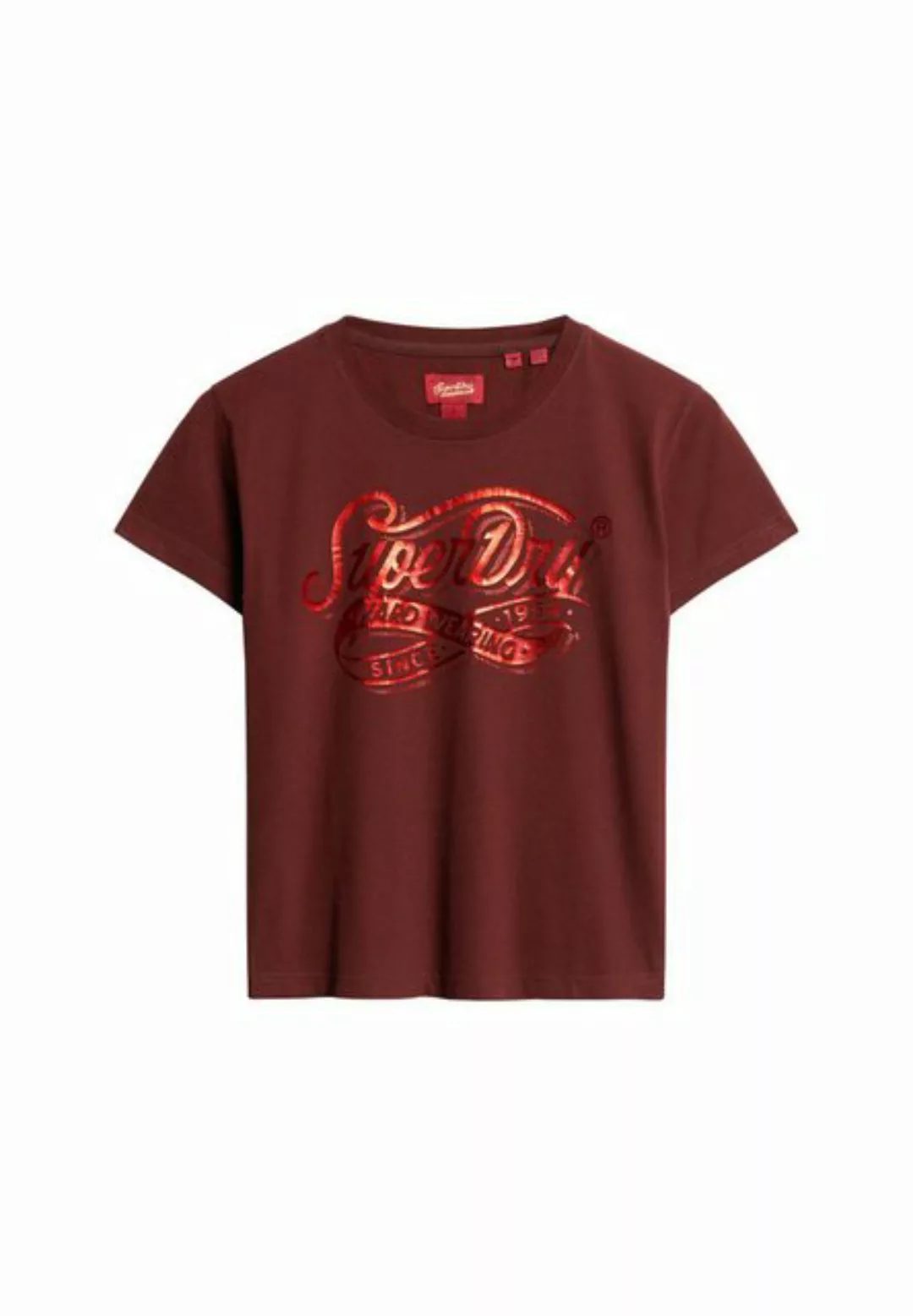 Superdry Print-Shirt FOIL WORKWEAR FITTED TEE günstig online kaufen