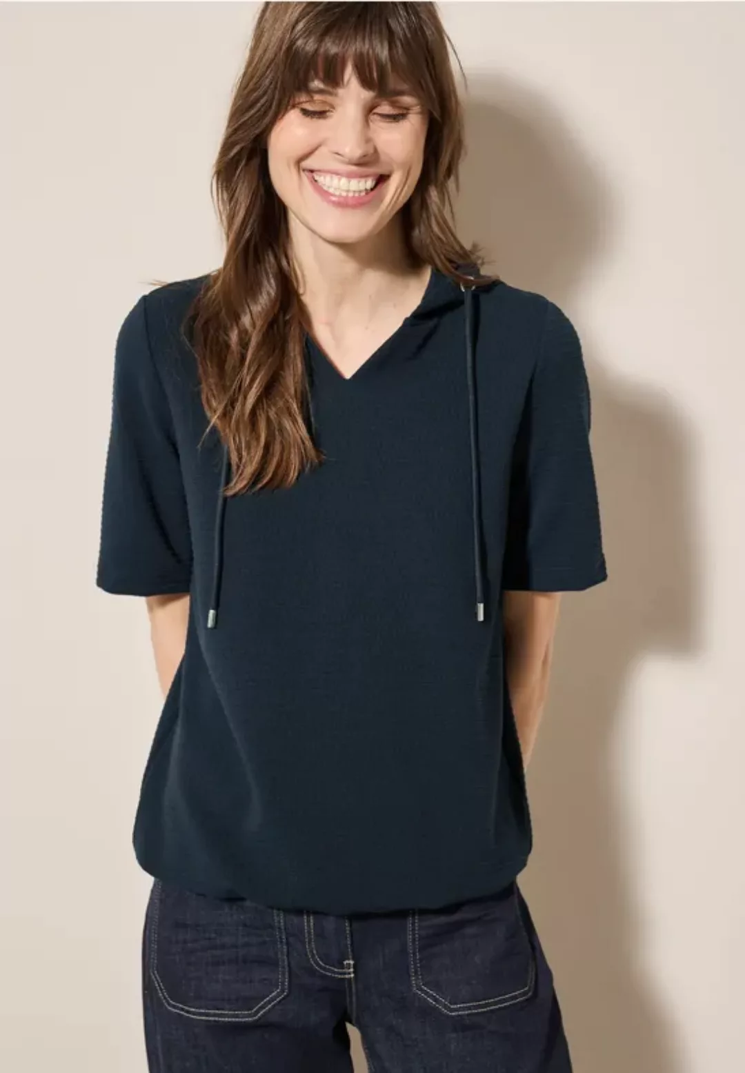 Cecil Kapuzenshirt, aus softem Materialmix günstig online kaufen