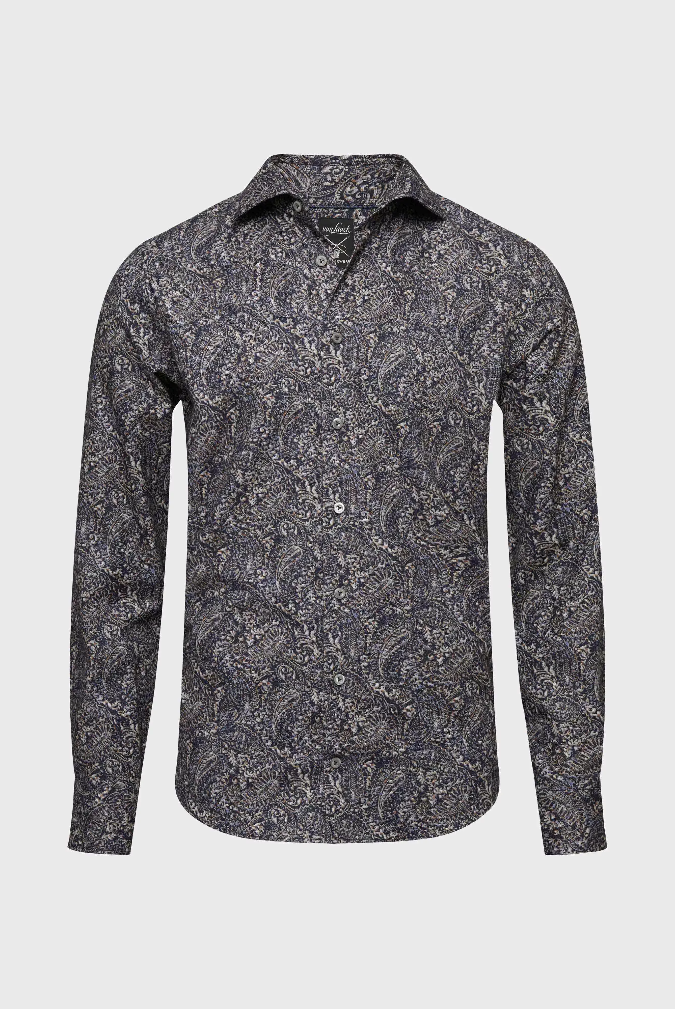 Twill Hemd mit Paisley Druck Tailor Fit günstig online kaufen