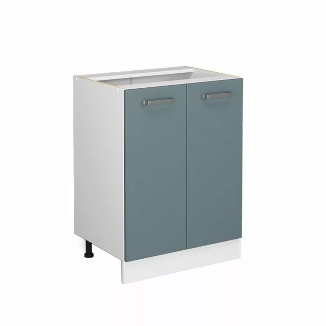 Vicco Unterschrank R-Line, Blau-Grau/Weiß, 60 cm ohne Arbeitsplatte günstig online kaufen