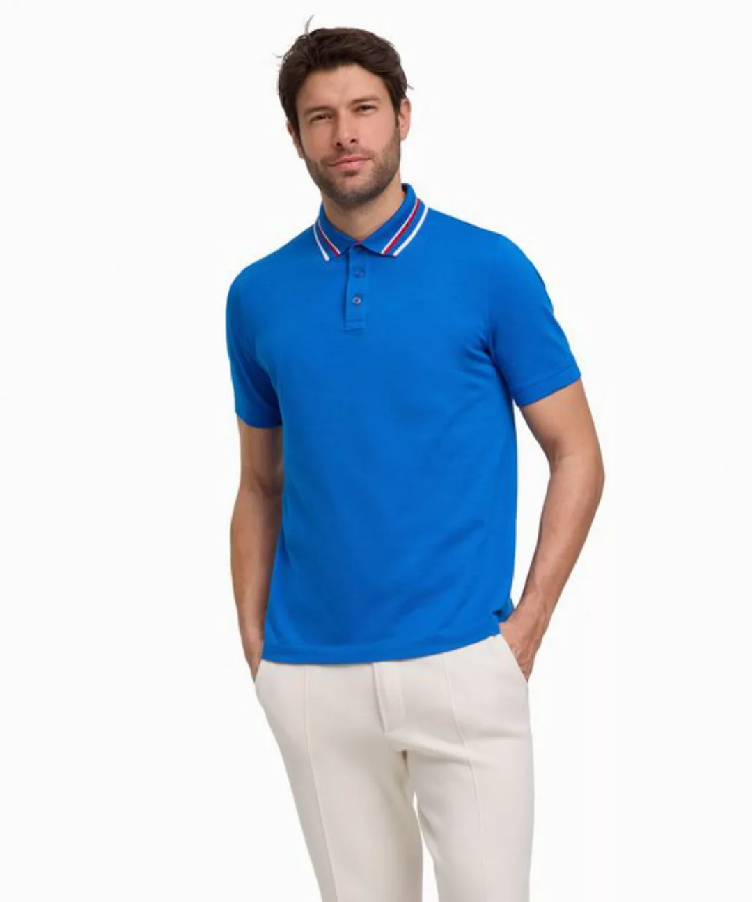 FALKE Poloshirt (1-tlg) aus hochwertiger Pima-Baumwolle günstig online kaufen