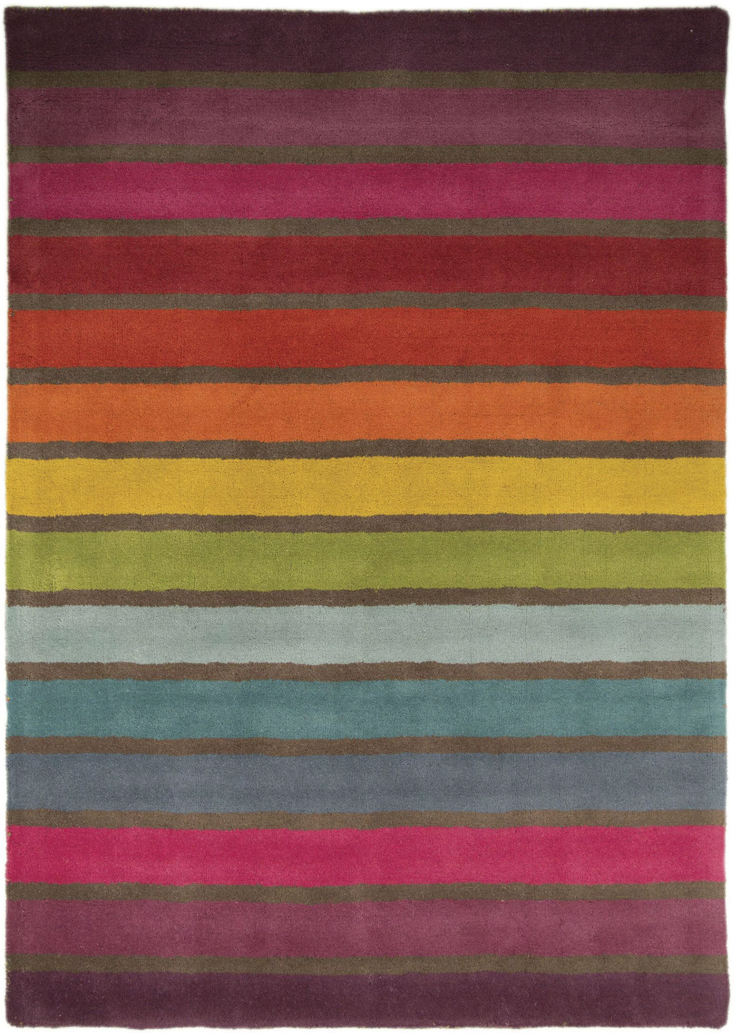 FLAIR RUGS Wollteppich »Candy«, rechteckig, 10 mm Höhe, aus 100% Wolle, Des günstig online kaufen