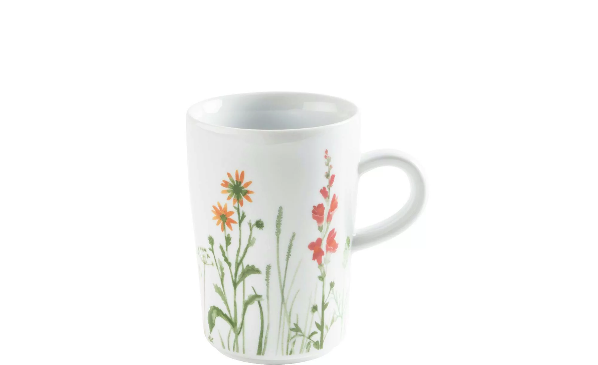 Kahla Kaffeebecher  Wildblume ¦ mehrfarbig ¦ Porzellan ¦ Maße (cm): B: 7,9 günstig online kaufen