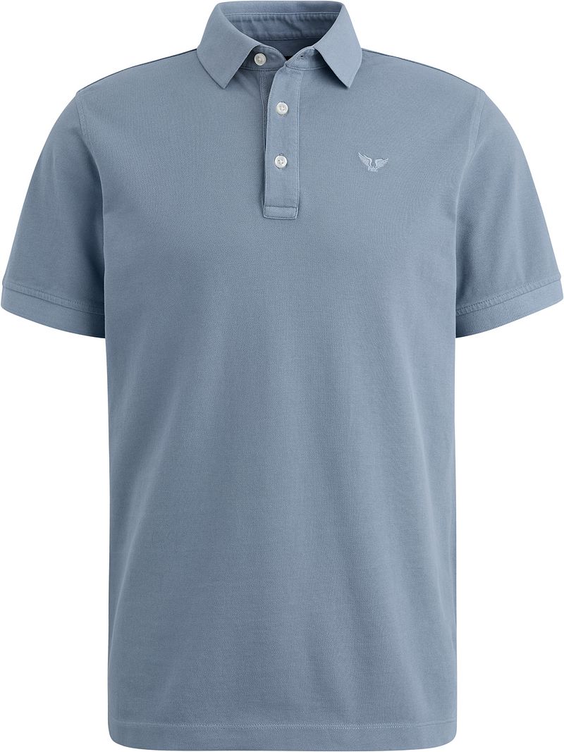 PME Legend Poloshirt Garment Dye Piqué Blau - Größe 3XL günstig online kaufen