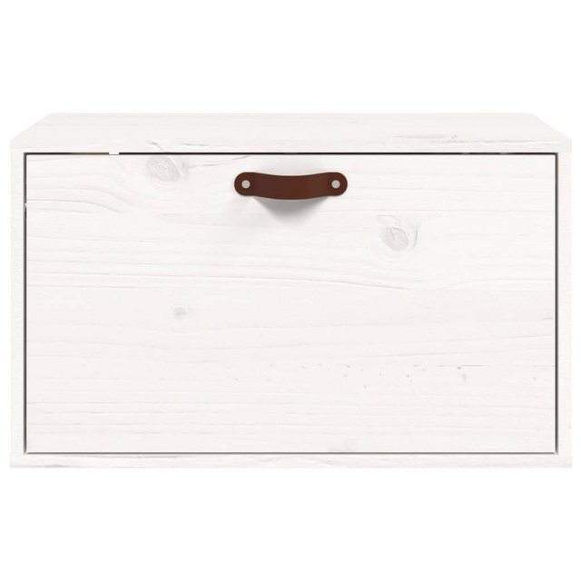 vidaXL Hängeschrank Wandschrank Weiß 60x30x35 cm Massivholz Kiefer Hängesch günstig online kaufen