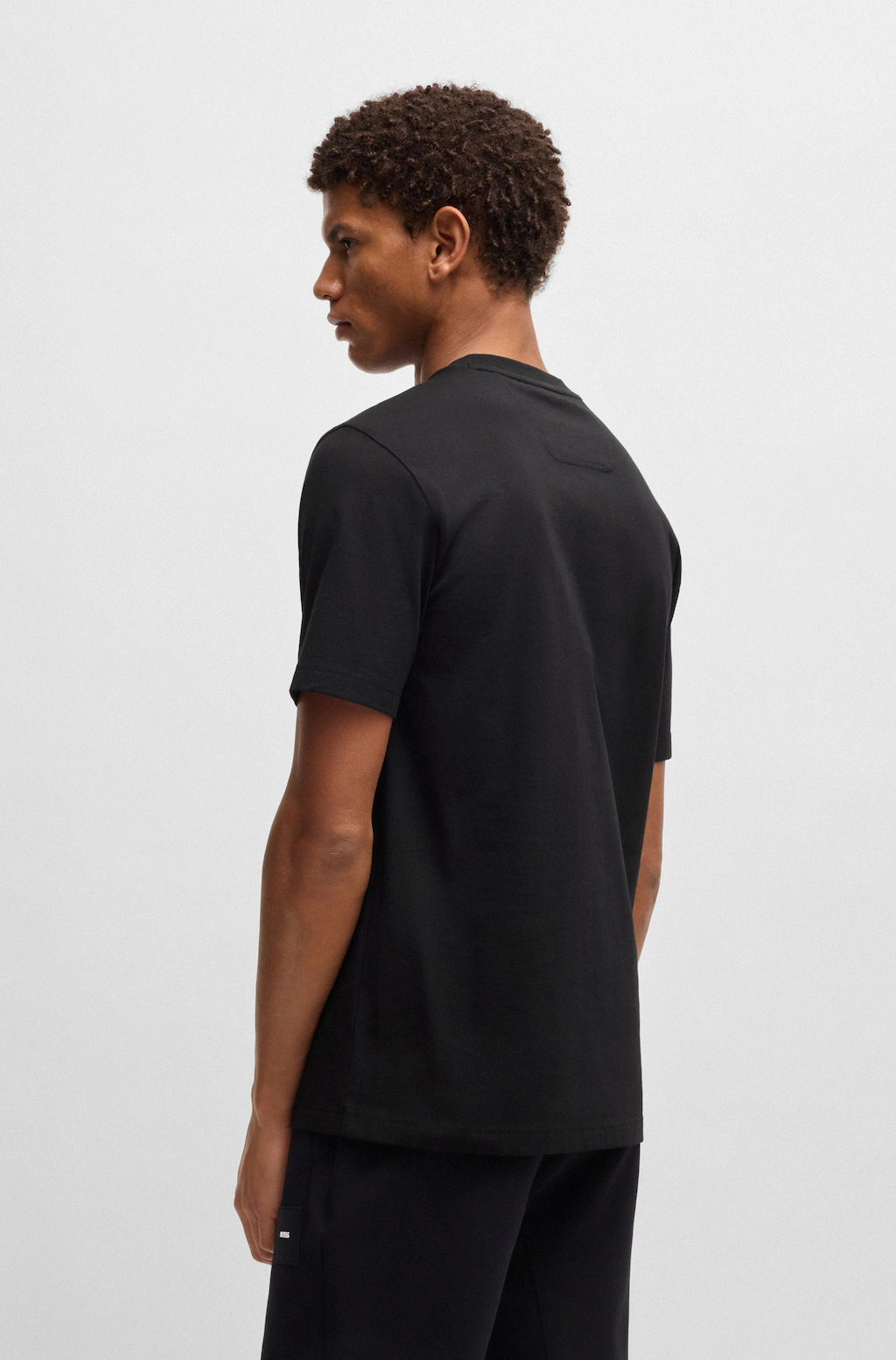 BOSS GREEN T-Shirt "Tee Logo Rib", mit großem Aufdruck günstig online kaufen