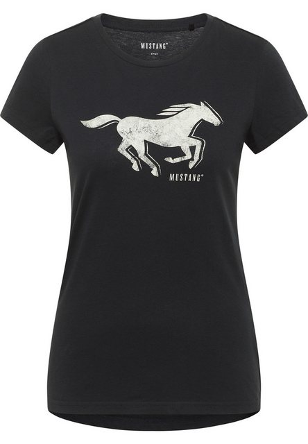 MUSTANG Kurzarmshirt T-Shirt günstig online kaufen