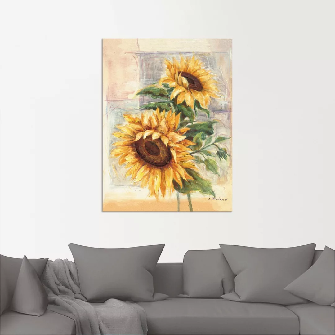 Artland Wandbild "Sonnenblumen II", Blumen, (1 St.) günstig online kaufen