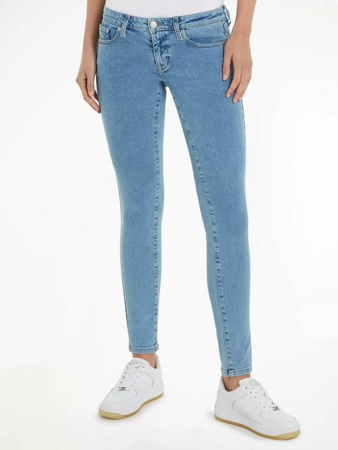 Tommy Jeans Slim-fit-Jeans Skinny Jeans Marken Low Waist Mittlere Leibhöhe günstig online kaufen