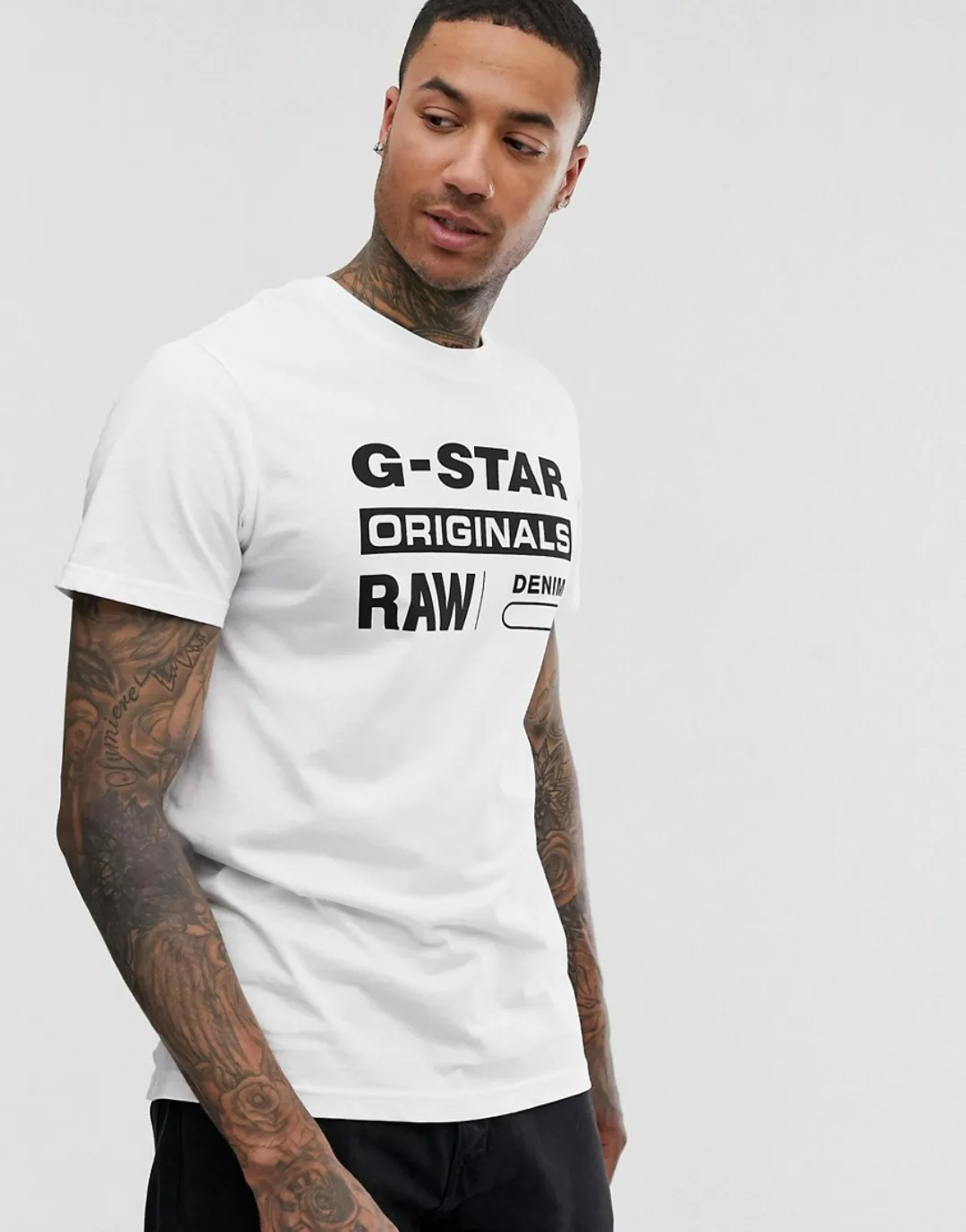 G-Star RAW Rundhalsshirt Swando günstig online kaufen