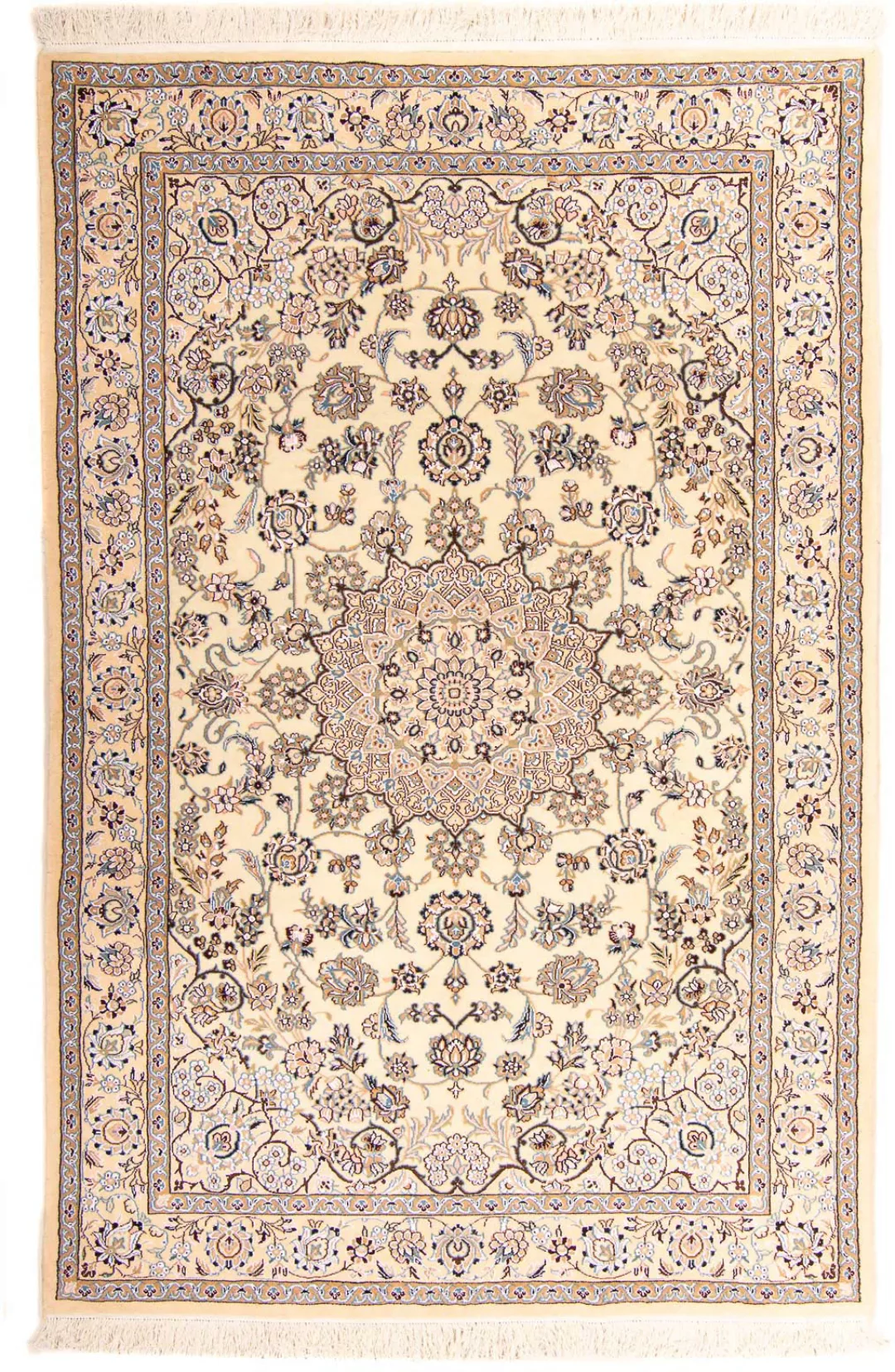 morgenland Orientteppich »Perser - Nain - Royal - 227 x 135 cm - beige«, re günstig online kaufen