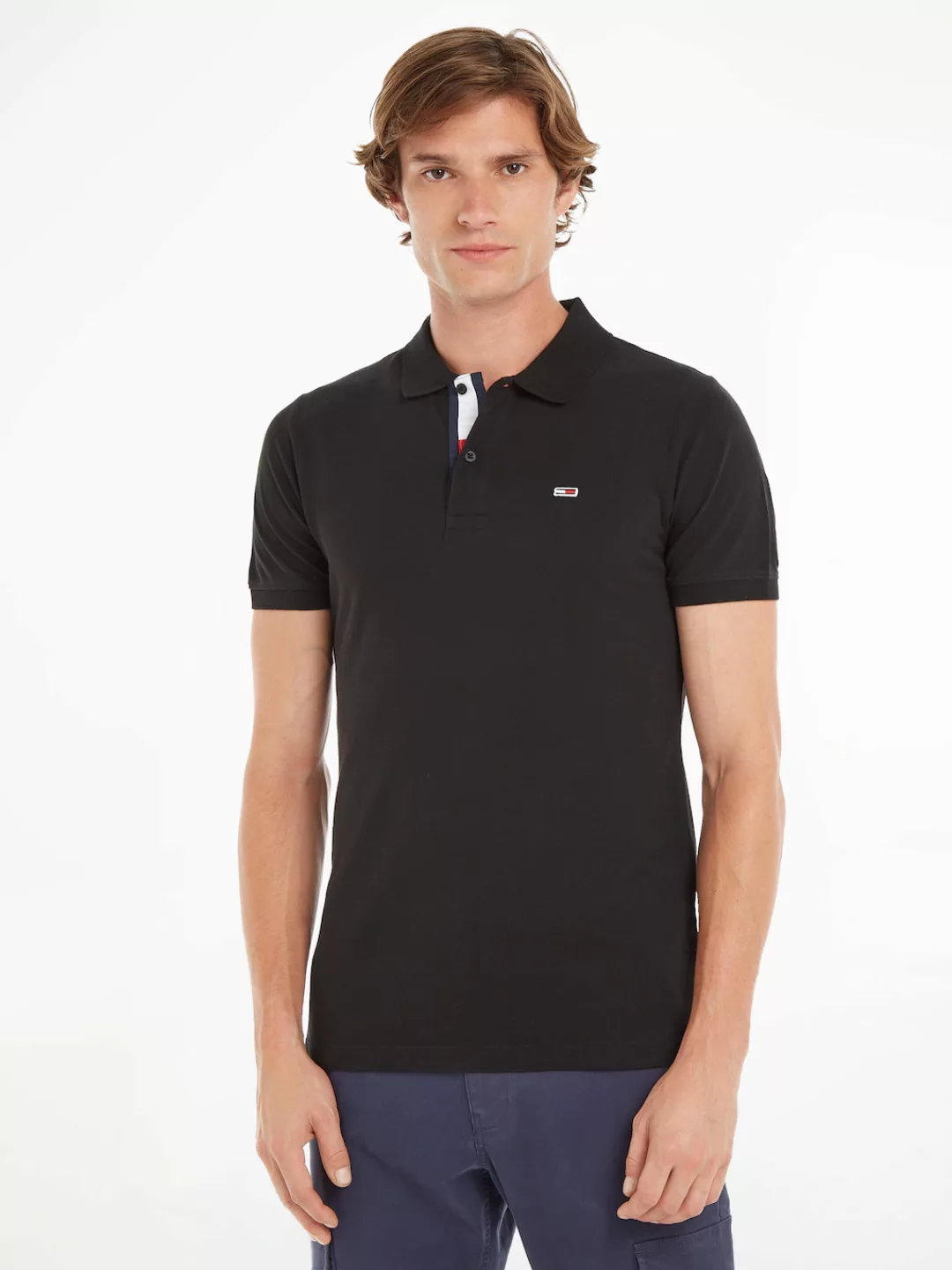 Tommy Jeans Poloshirt "TJM SLIM PLACKET POLO" günstig online kaufen