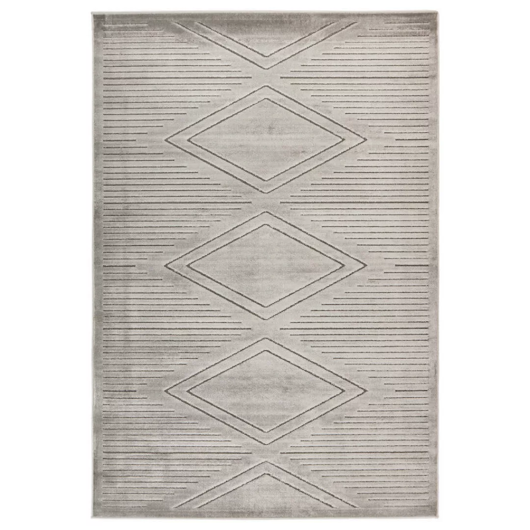 360Living Teppich Madita grau B/L: ca. 160x230 cm günstig online kaufen