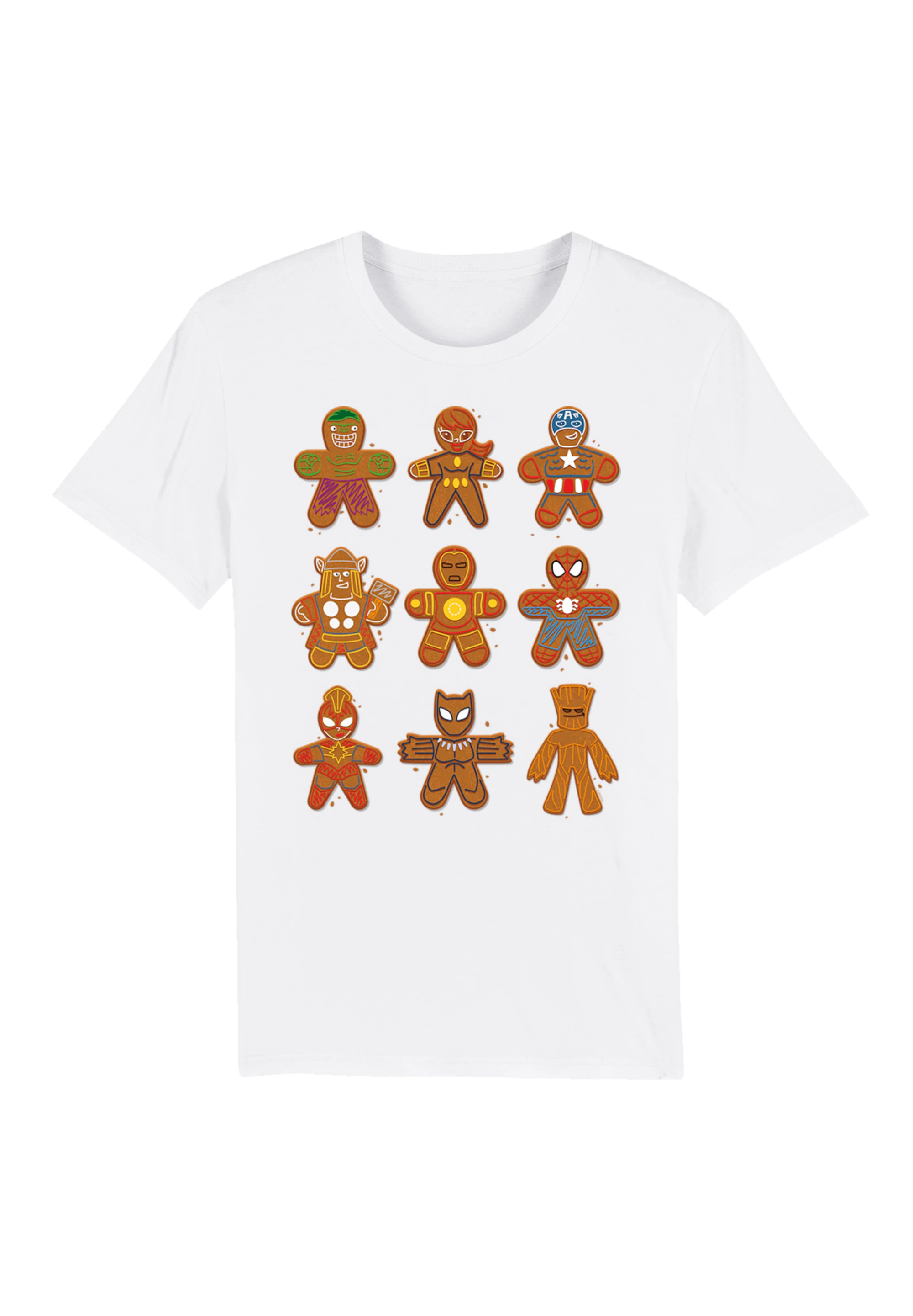 F4NT4STIC T-Shirt "Marvel Universe Christmas Gingerbread Avengers", Premium günstig online kaufen