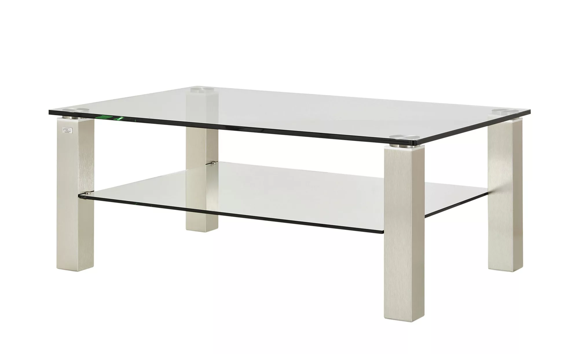 Couchtisch - silber - 80 cm - 48,5 cm - Tische > Couchtische - Möbel Kraft günstig online kaufen