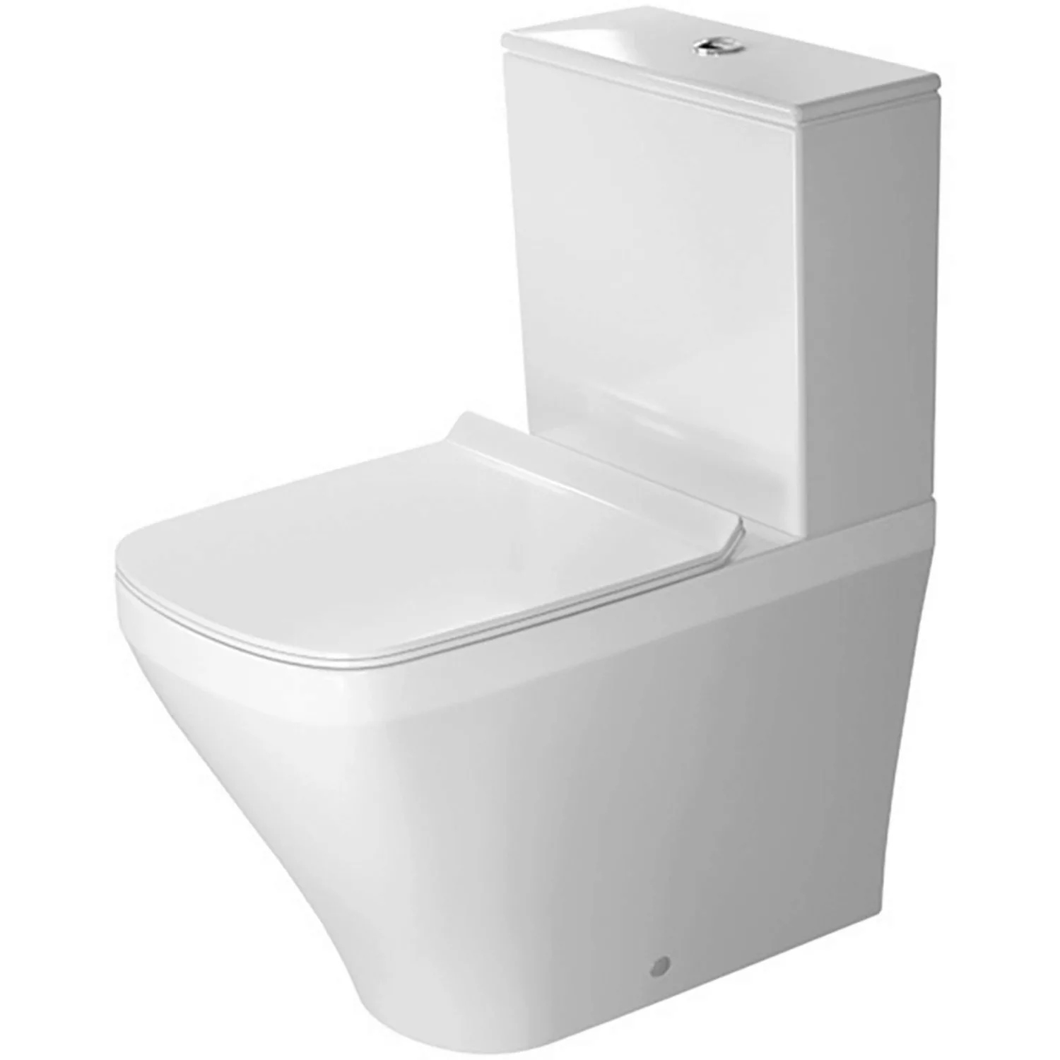 Duravit Stand-WC Kombi DuraStyle 63 cm Weiß WonderGliss Tiefspüler Abgang V günstig online kaufen