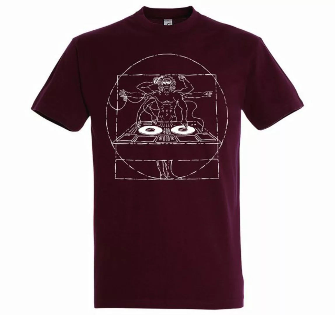 Youth Designz Print-Shirt Da Vinci DJ Herren T-Shirt mit lustigen Logo für günstig online kaufen