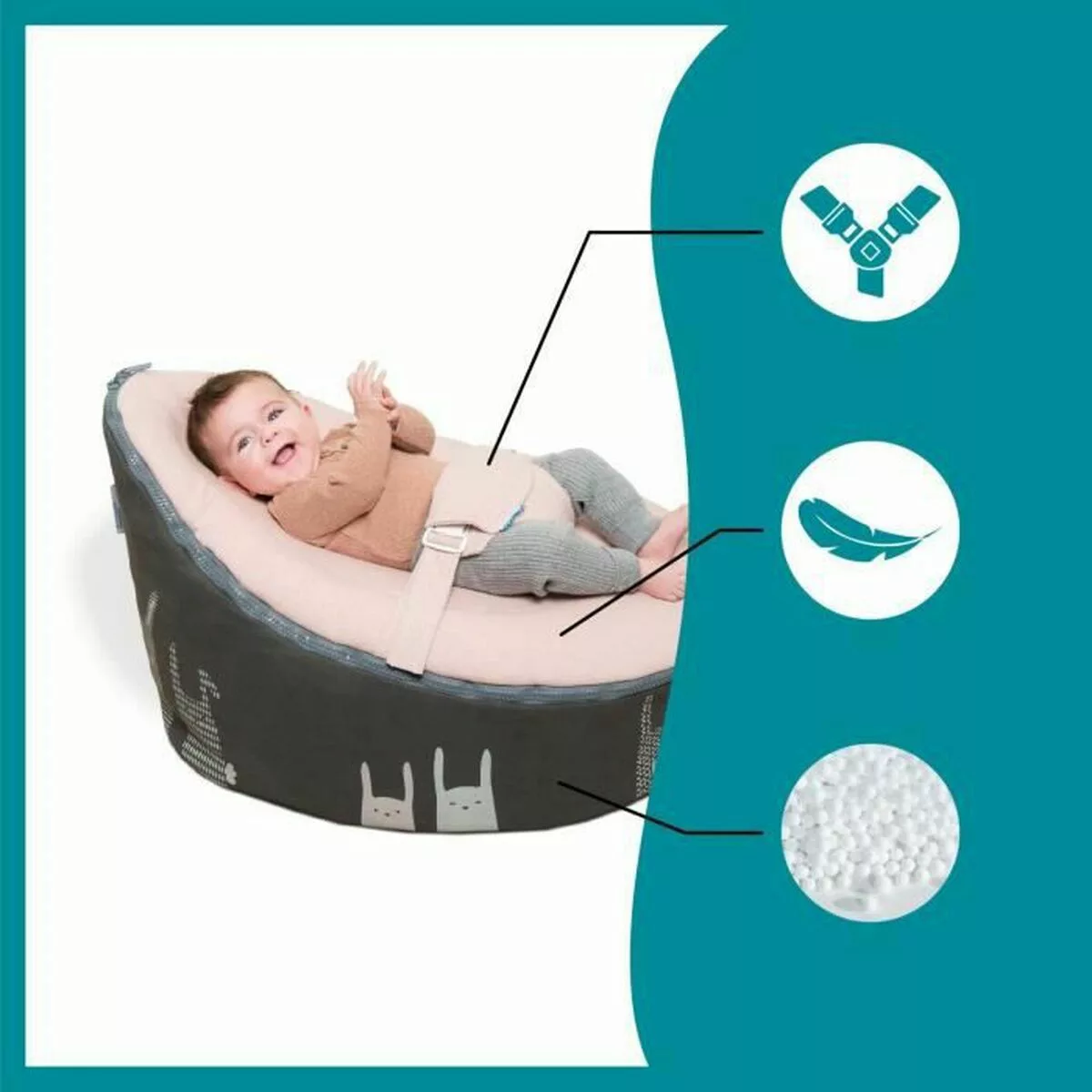 Baby-liegestuhl Babymoov Nest Rabbit günstig online kaufen