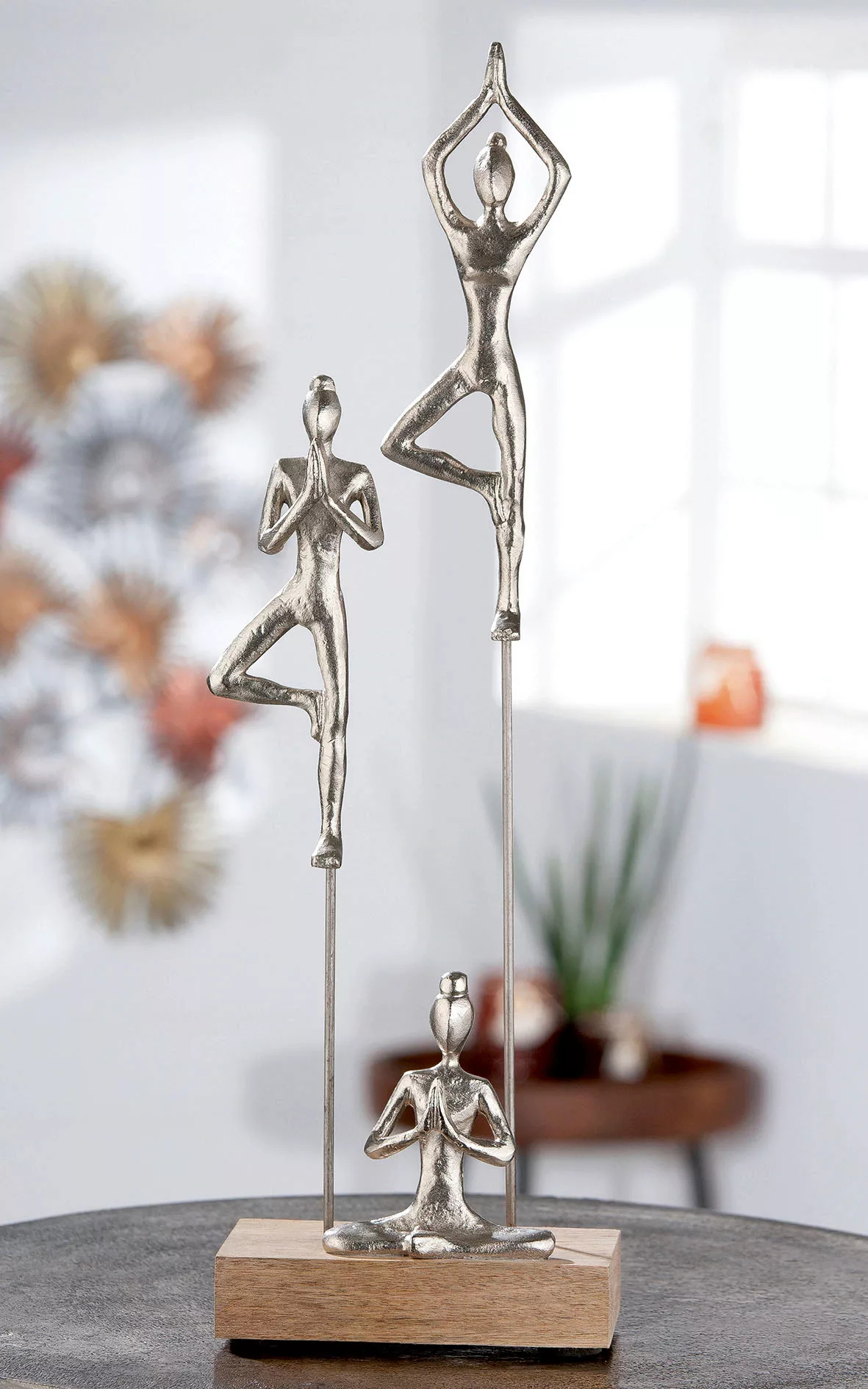 Casablanca by Gilde Dekofigur »Skulptur Yogagruppe« günstig online kaufen